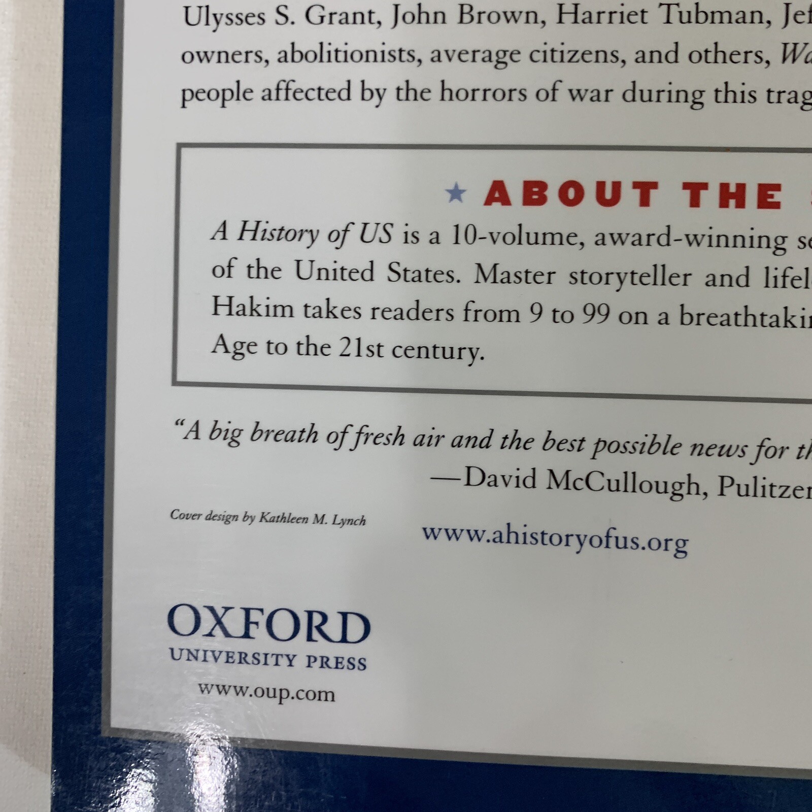 A HISTORY OF US~Lot of 2 Paper back books Joy Hakim 1918-1945/ 1855-1865 Wars