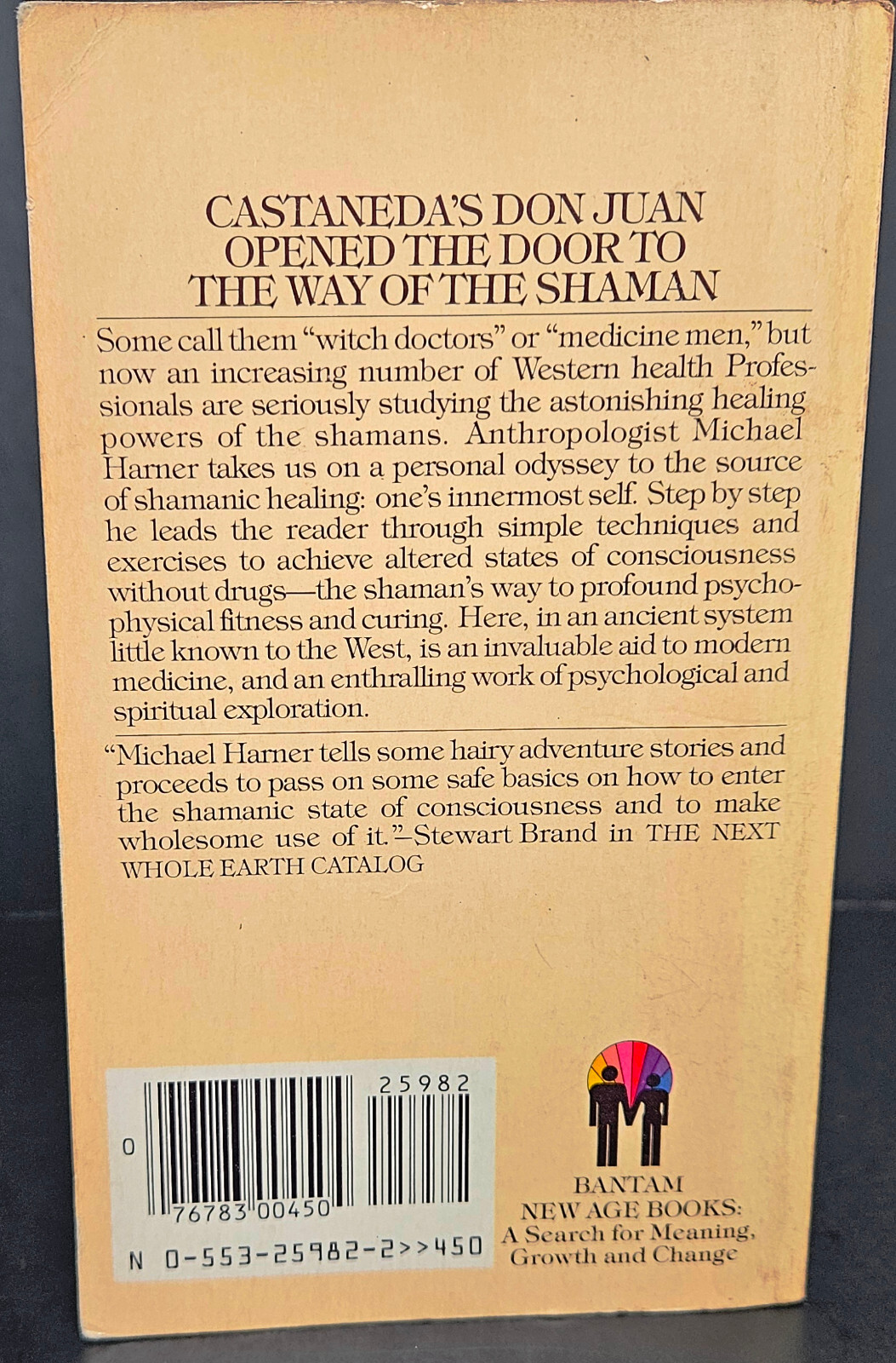 The Way of the Shaman: Guide to Power & Healing, Michael Harner, Bantam 1986