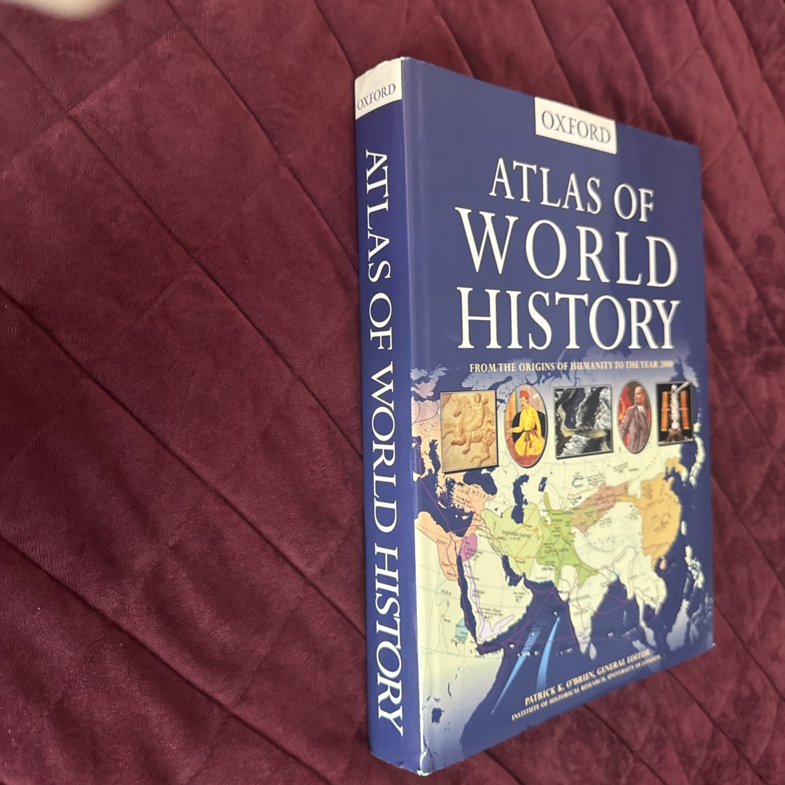 Atlas of World History by Patrick K. O’Brien (1999, Hardcover)