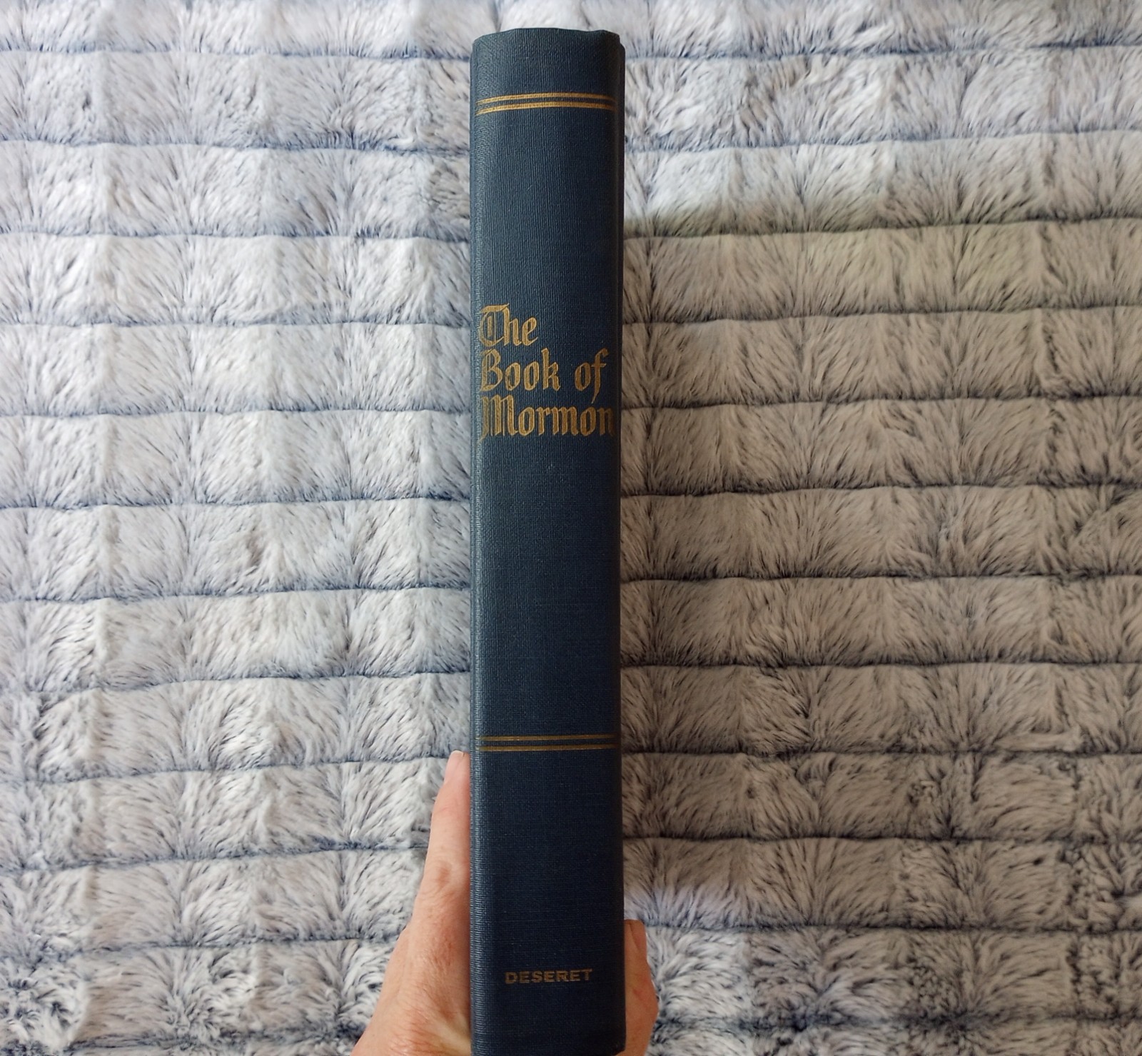 Vintage 1970 The Book of Mormon Large Print Deseret Book Company Illustrated