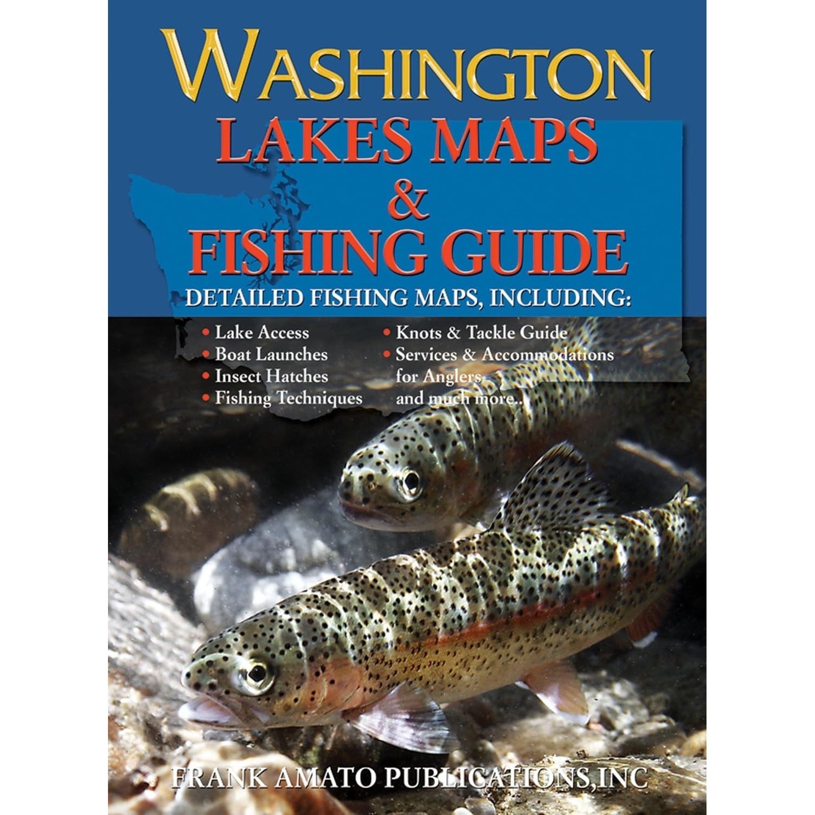 Washington Lake Maps Fishing Guide by John R. McMillan (2012)