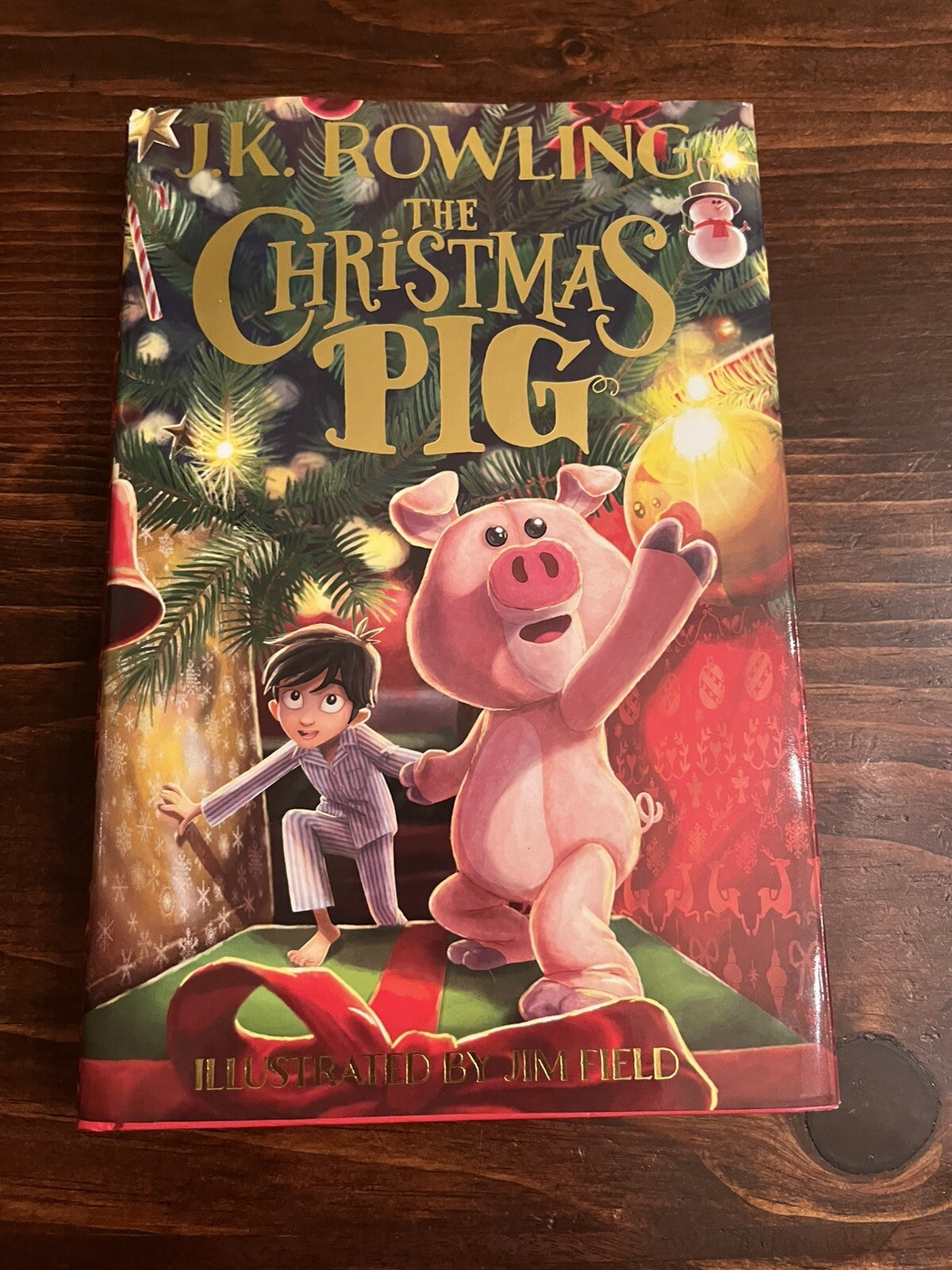 New The Christmas Pig Hardcover Book by J.K. Rowling Illustration By Jim Field