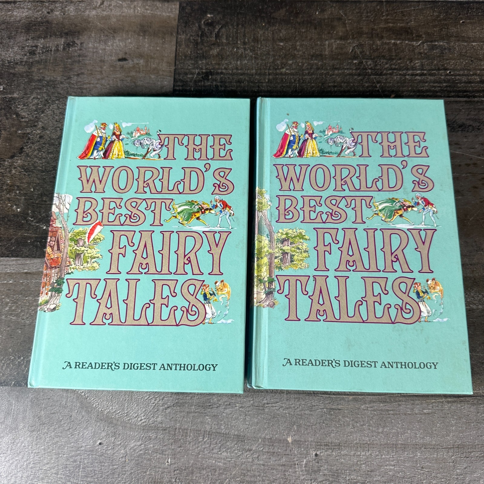Vtg 2 Lot VOL 1 & 2 THE WORLDS BEST FAIRY TALES Readers Digest 1986