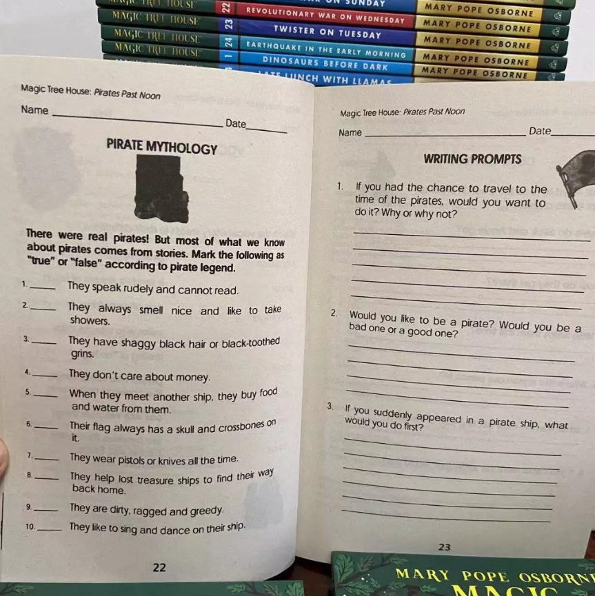 Magic Tree house Fact Tracker Series Collection 44 Books by Mary Pope Osborne