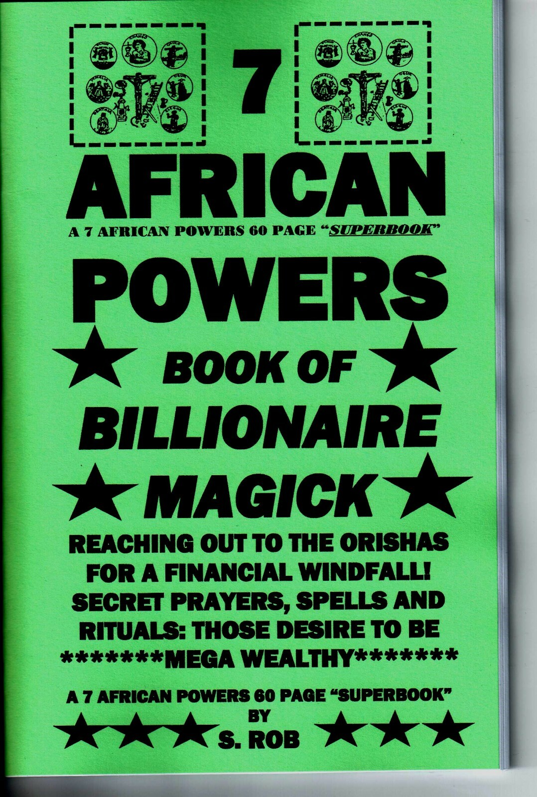 THE 7 AFRICAN POWERS book of BILLIONAIRE MAGICK 60 pages !!!!