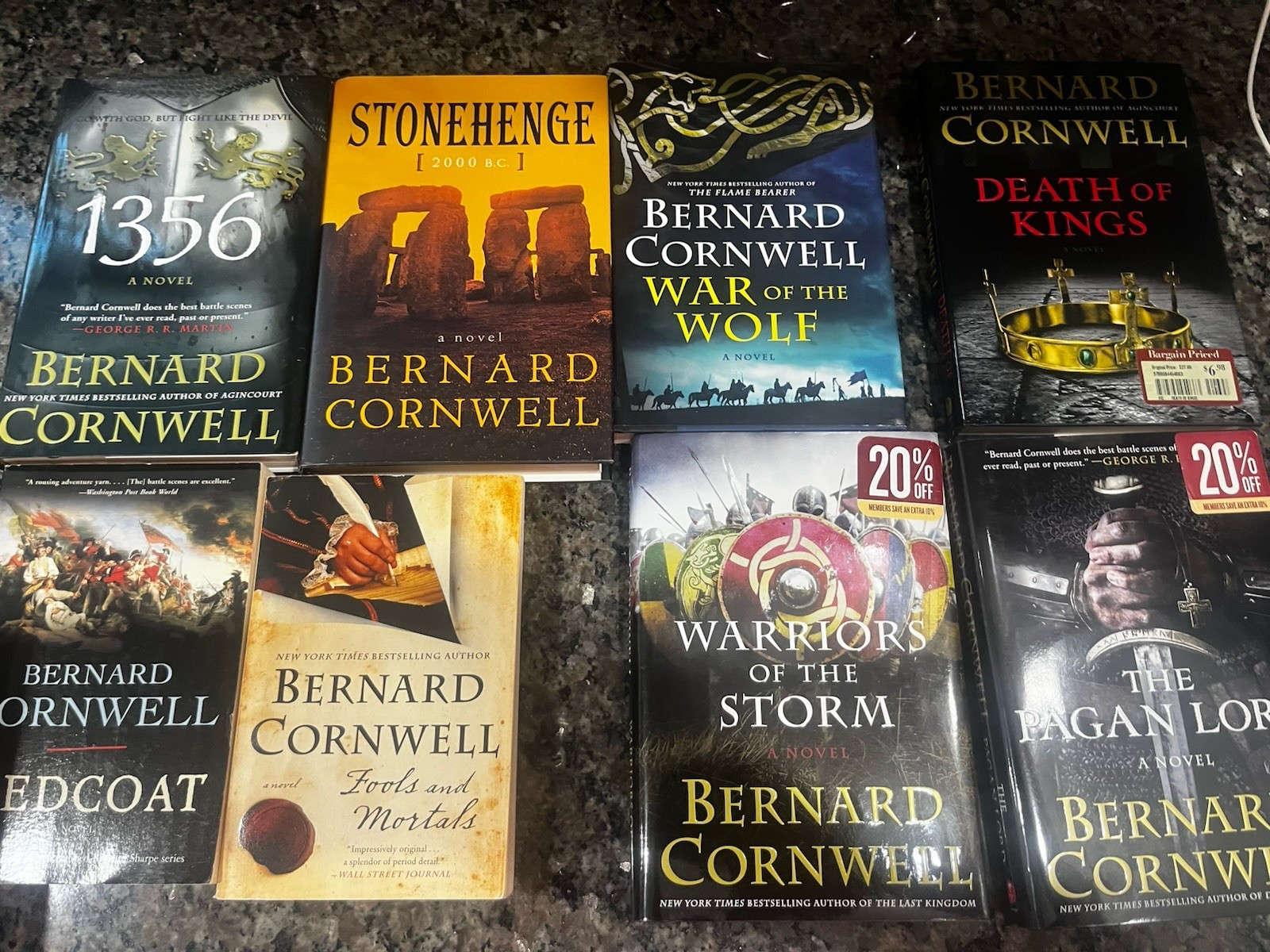 Lot of 11 The Last Kingdom Series Saxon Books by Bernard Cornwell PB/HC 8 Plus