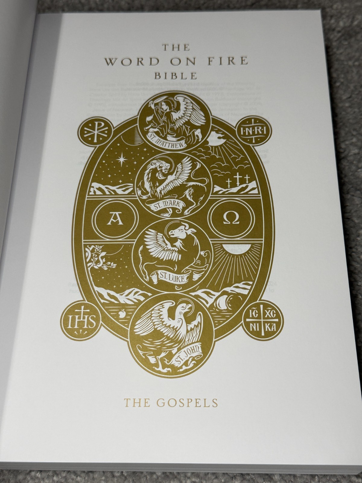The Word on Fire Bible: The Gospels. Bishop Robert Barron, Commentary, Artwork
