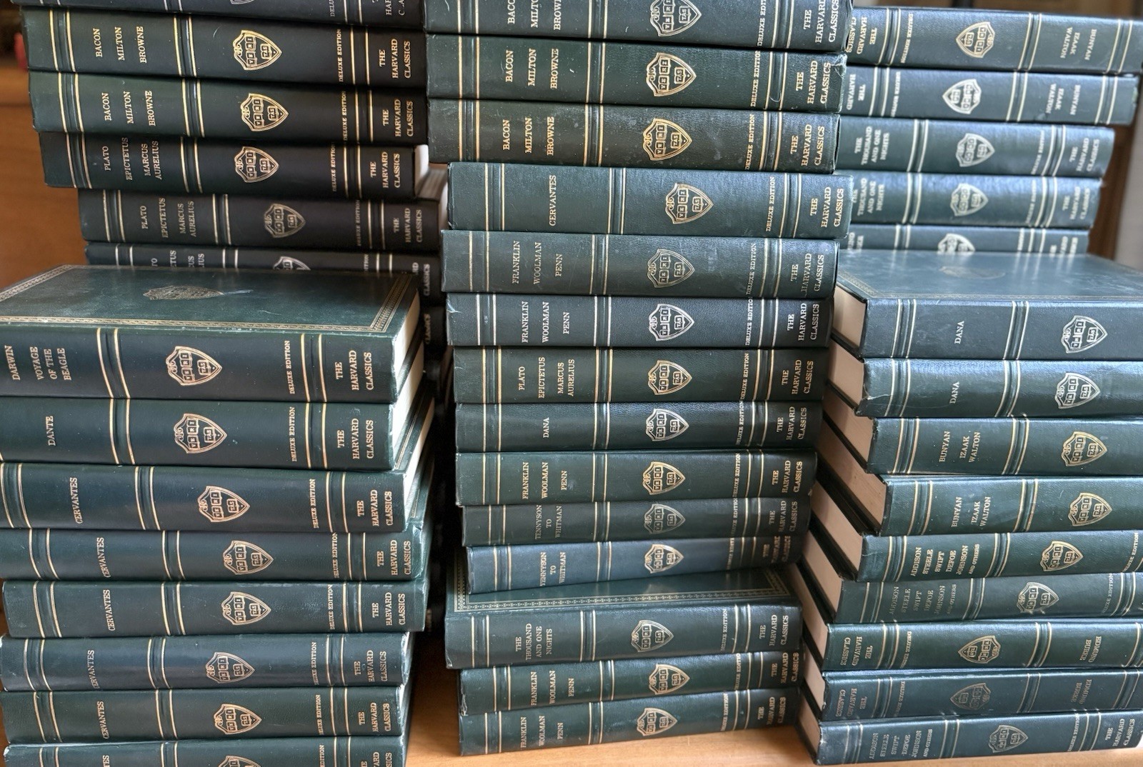 Harvard Classics Deluxe Edition Green Leather Individual Volumes – CHOOSE TITLES