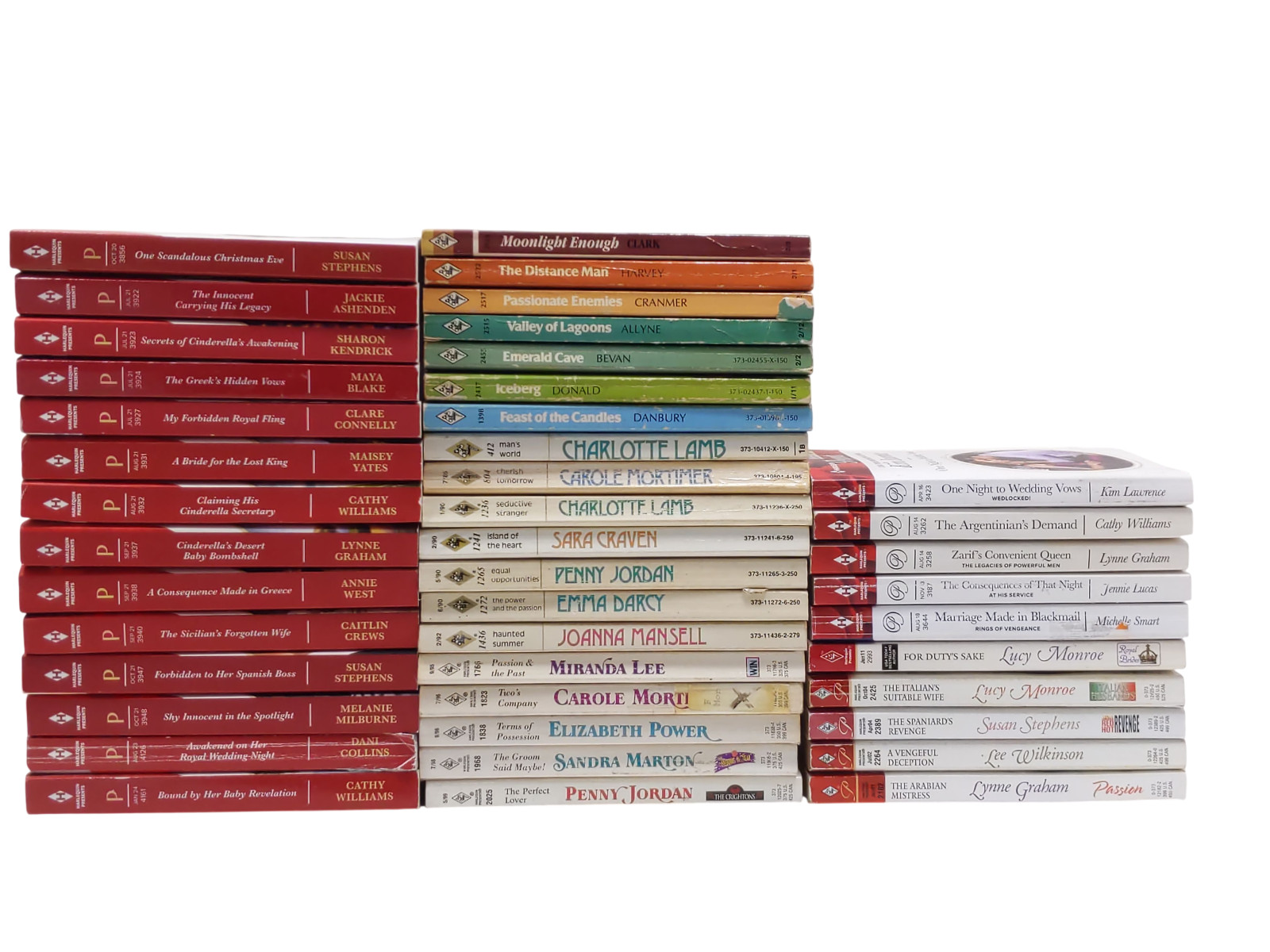 Harlequin Presents & Romance Vintage Lot of 43 Paperback