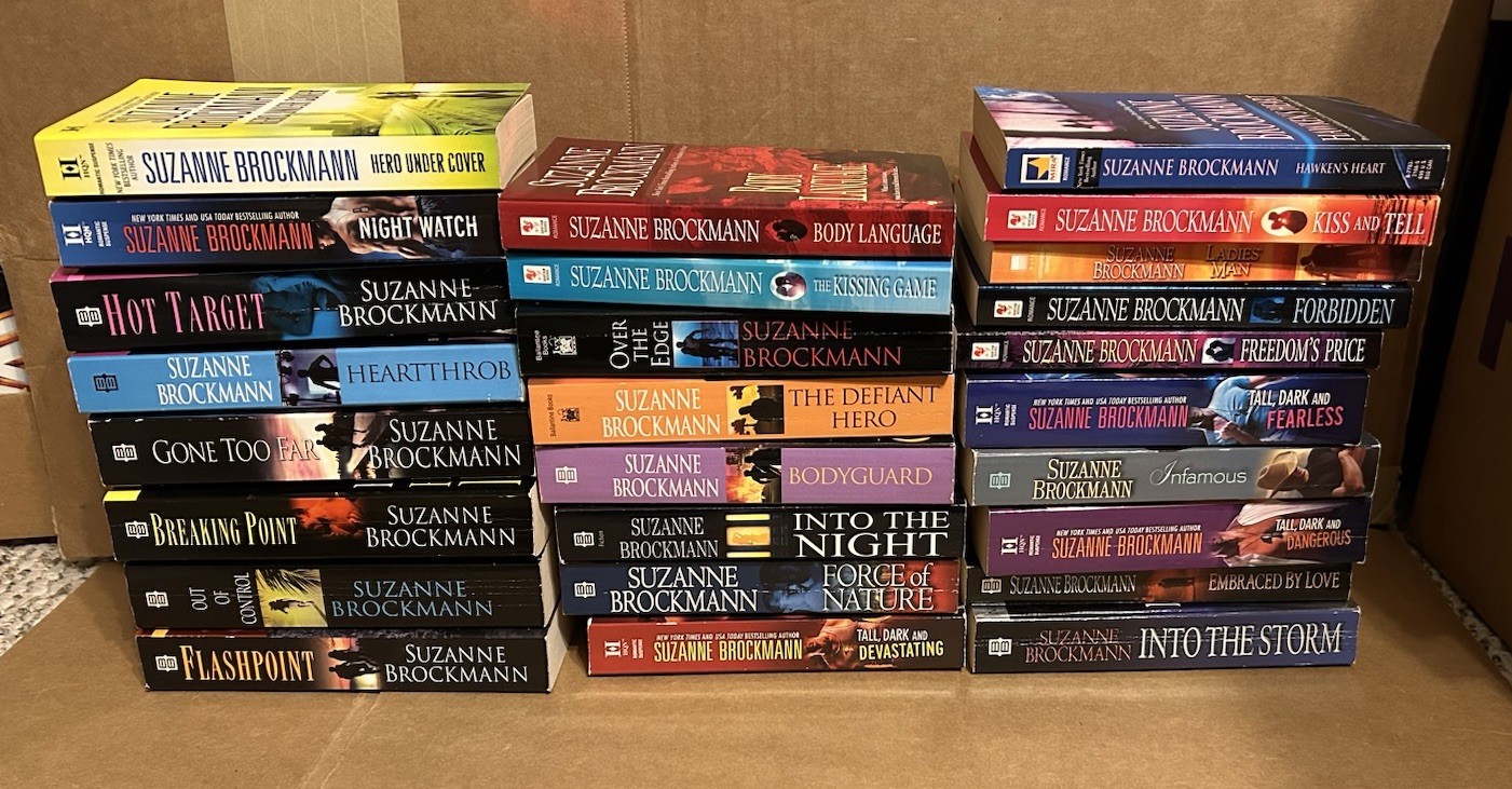 Lot of 26 Suzanne Brockmann Paperback Books