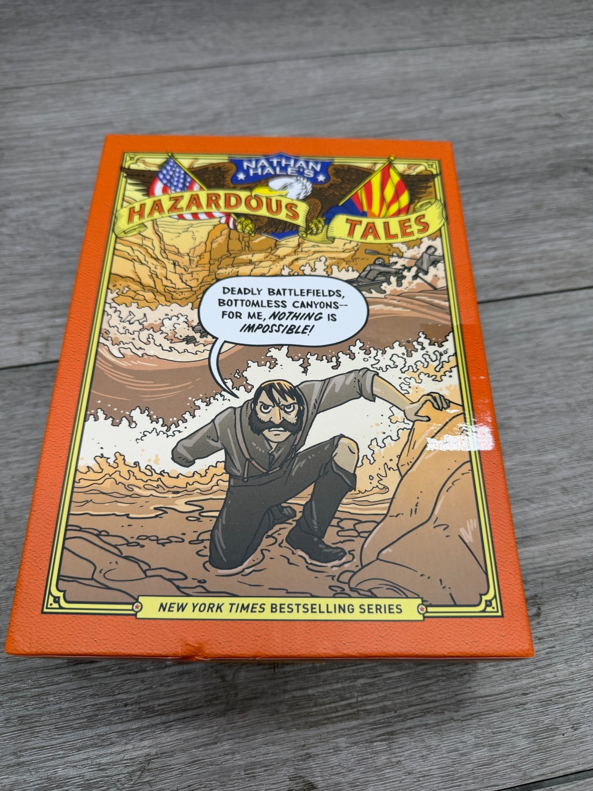 Nathan Hale’s Hazardous Tales Third 3-Book Box Set: A Graphic Novel Collecti…