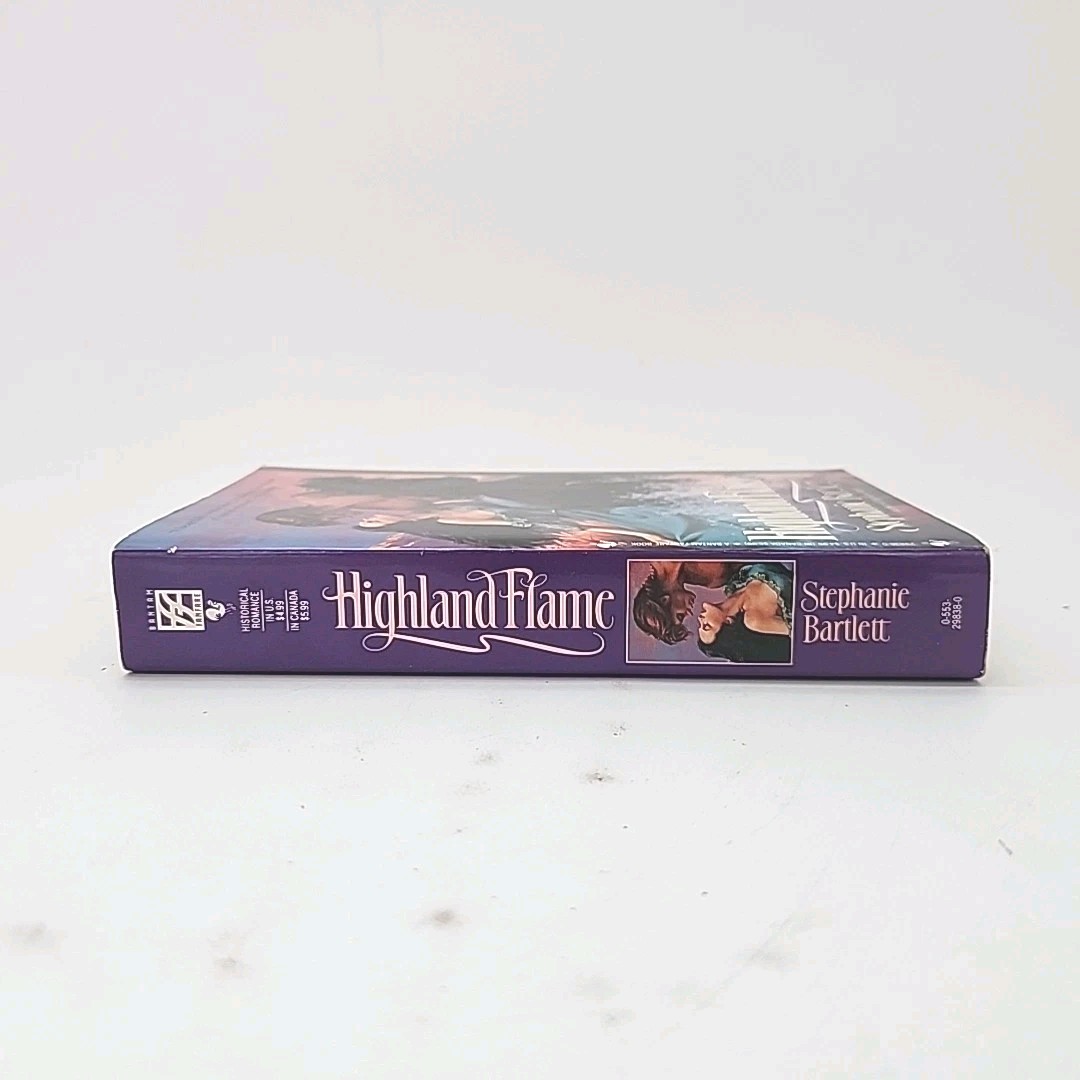 Highland Flame by Stephanie Bartlett 1st Bantam Edition 1992 Mass Market Book