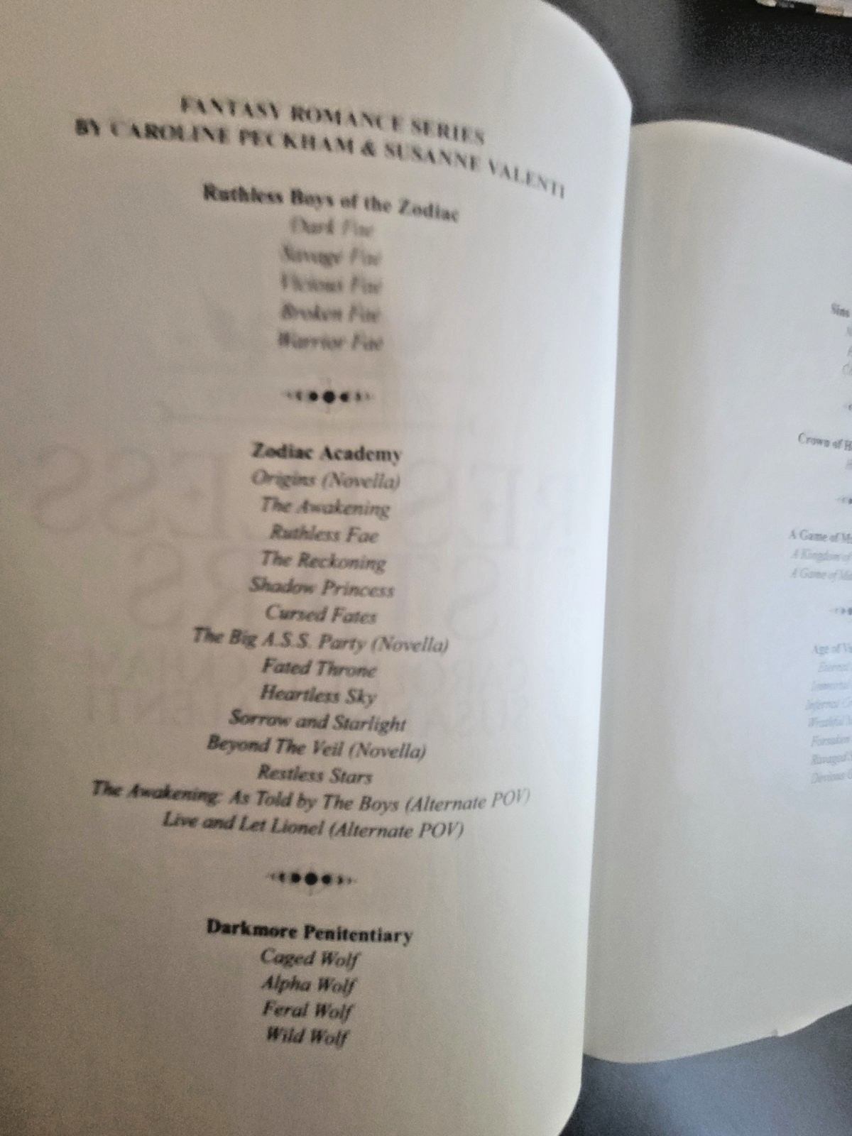 Restless Stars by Susanne Valenti and Caroline Peckham – 2026 – Zodiac Academy 9