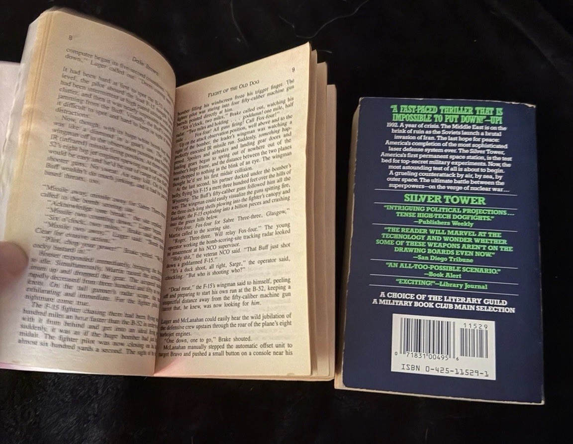 Lot of 2 Books/novels by Dale Brown ~ Paperbacks ~ normal wear ~ Free Shipping