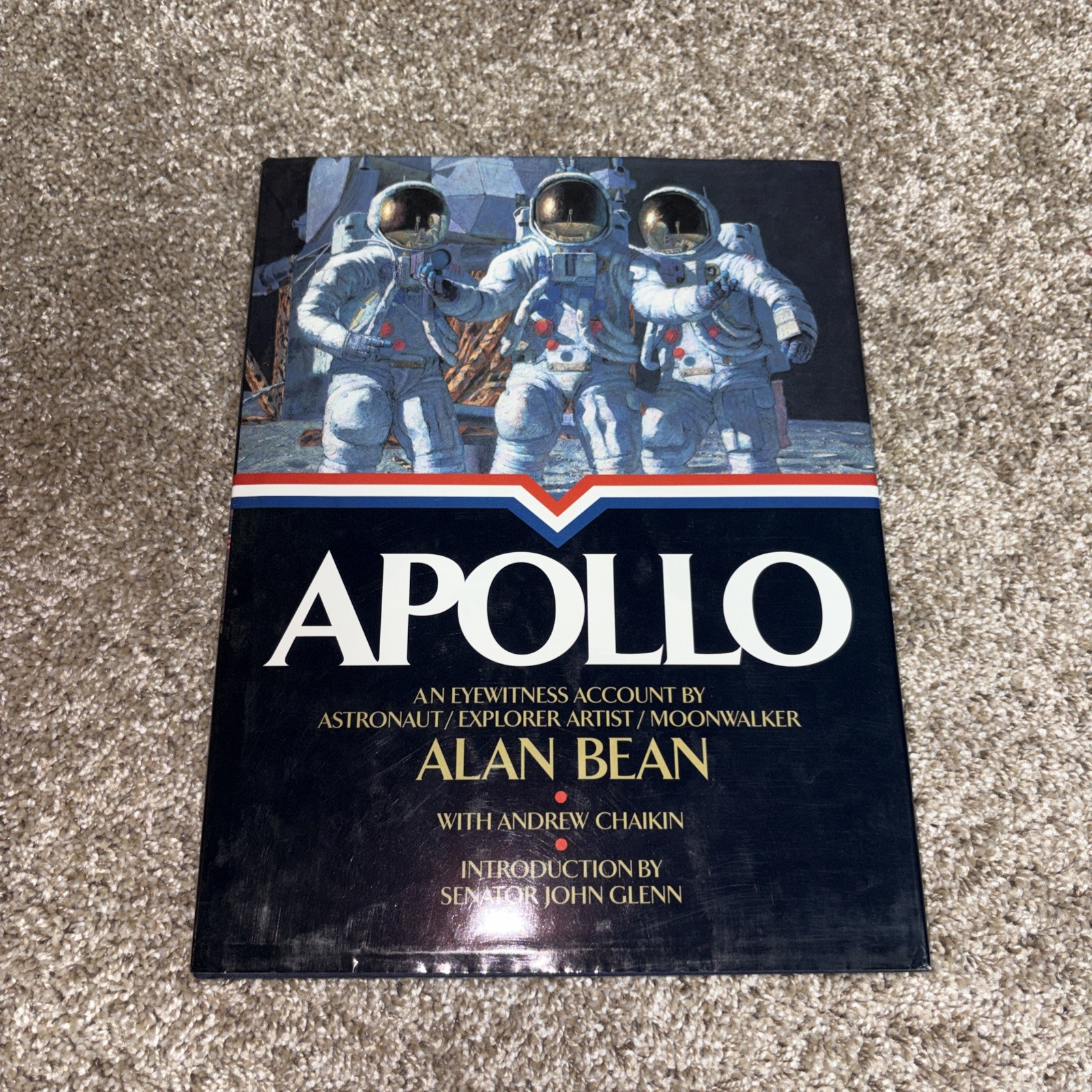1st Edition Signed By Alan Bean Astronaut Apollo Eyewitness Moonwalker Hardcover