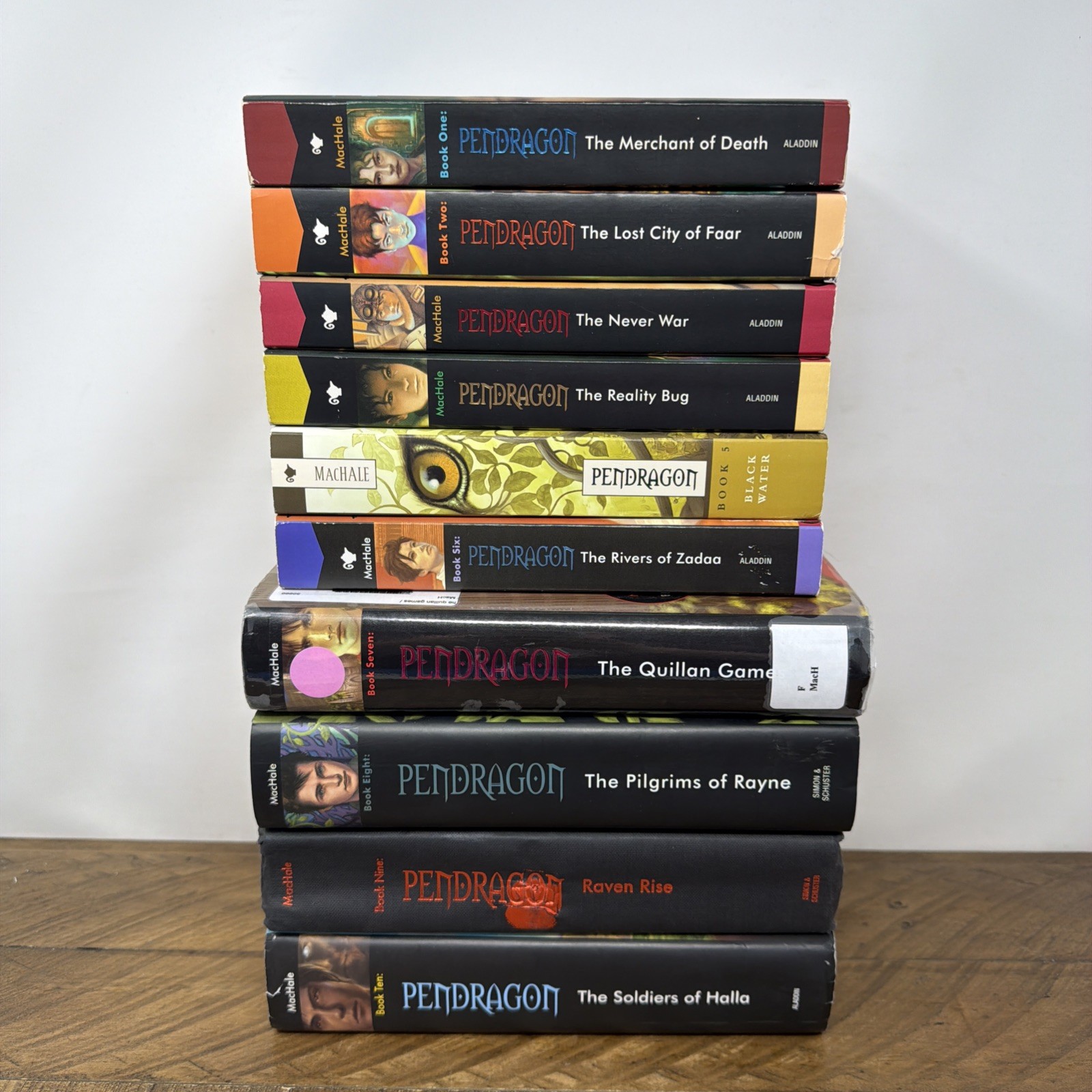 Pendragon MacHale Volumes 1-10 Complete Set Paperback Hardcover Mixed