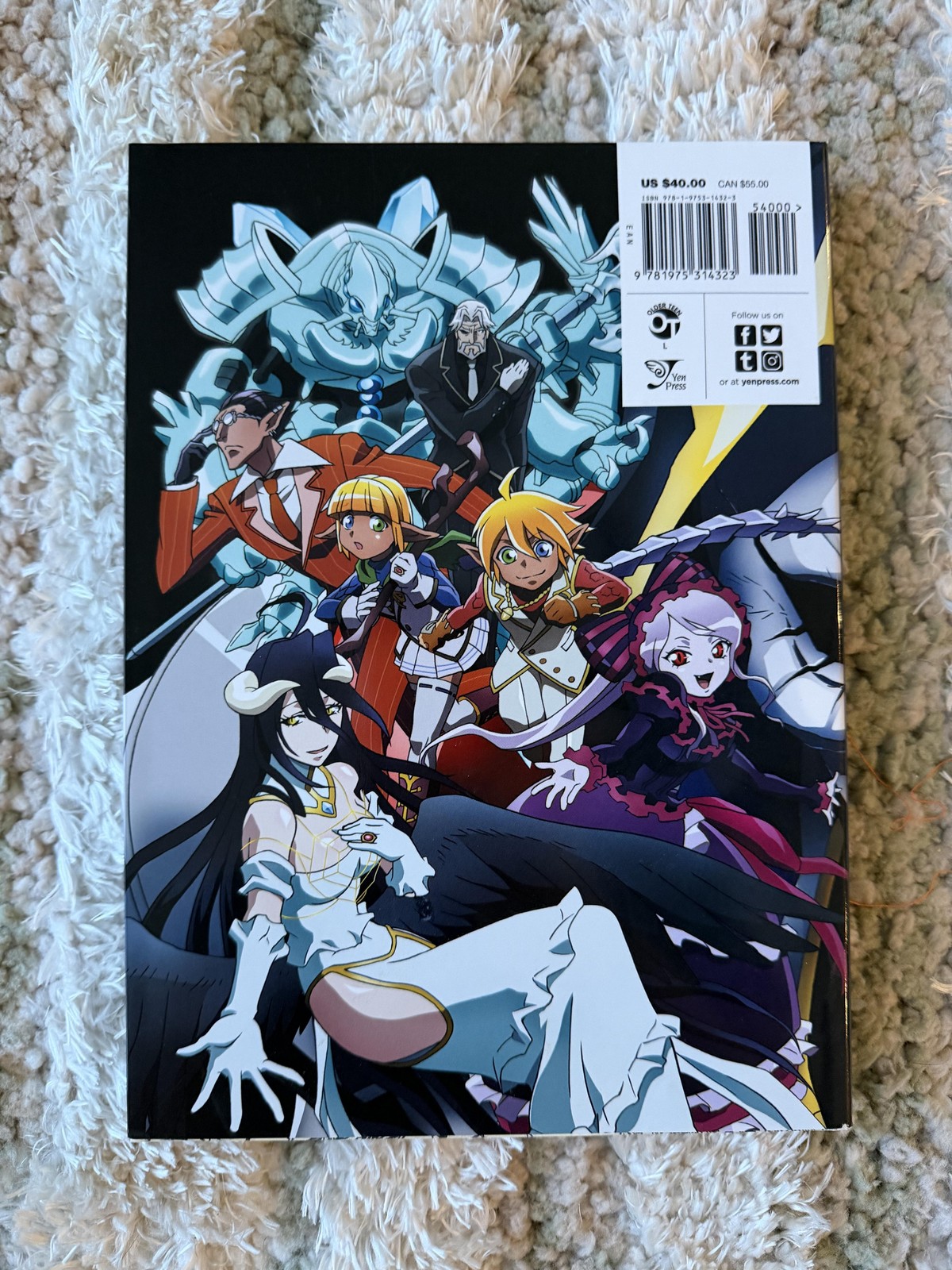 Overlord The Complete Anime Artbook Anime Illustration Book Yen Press Softcover