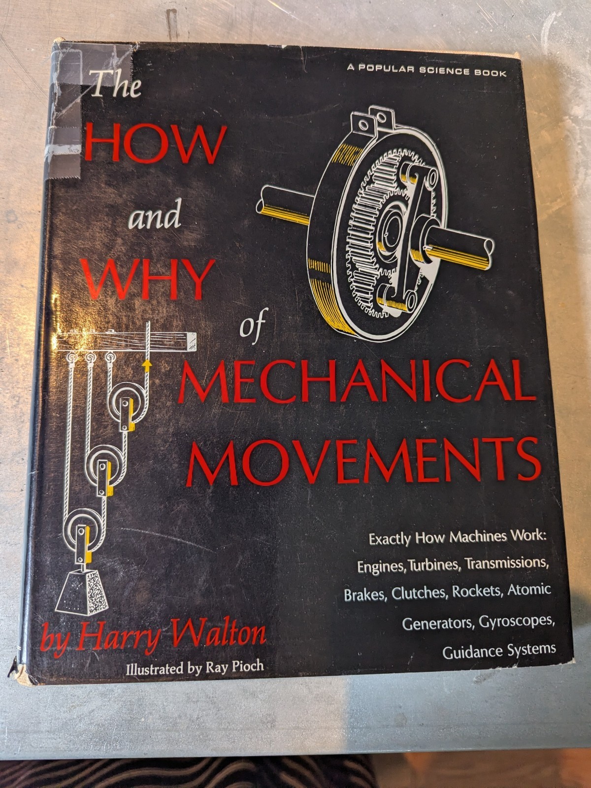 The How and Why of Mechanical Movements by Harry Walton 1968 Hardcover Science