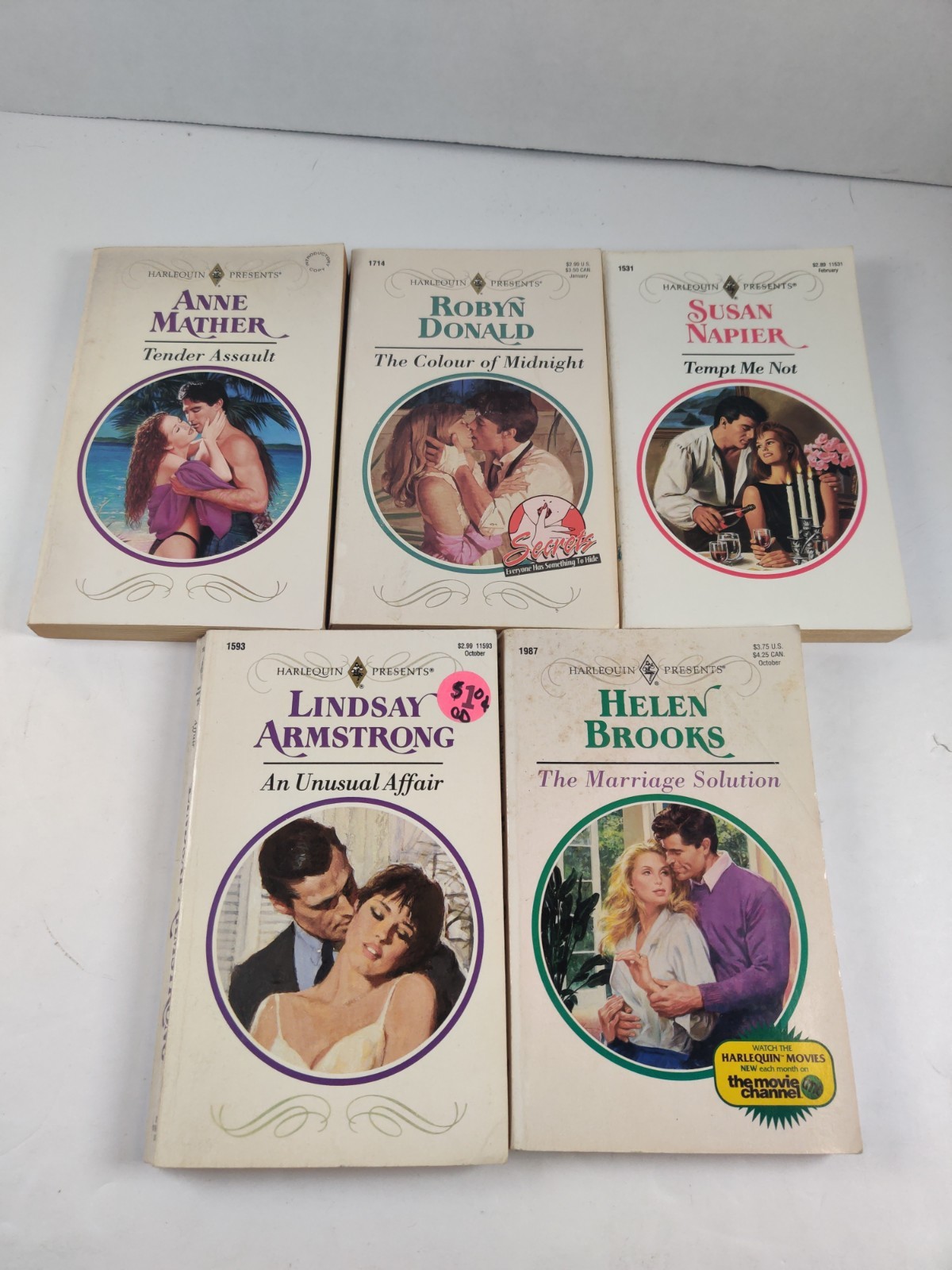 Lot Of 20 Vintage Harlequin Presents Romance Books 1990s Paperback