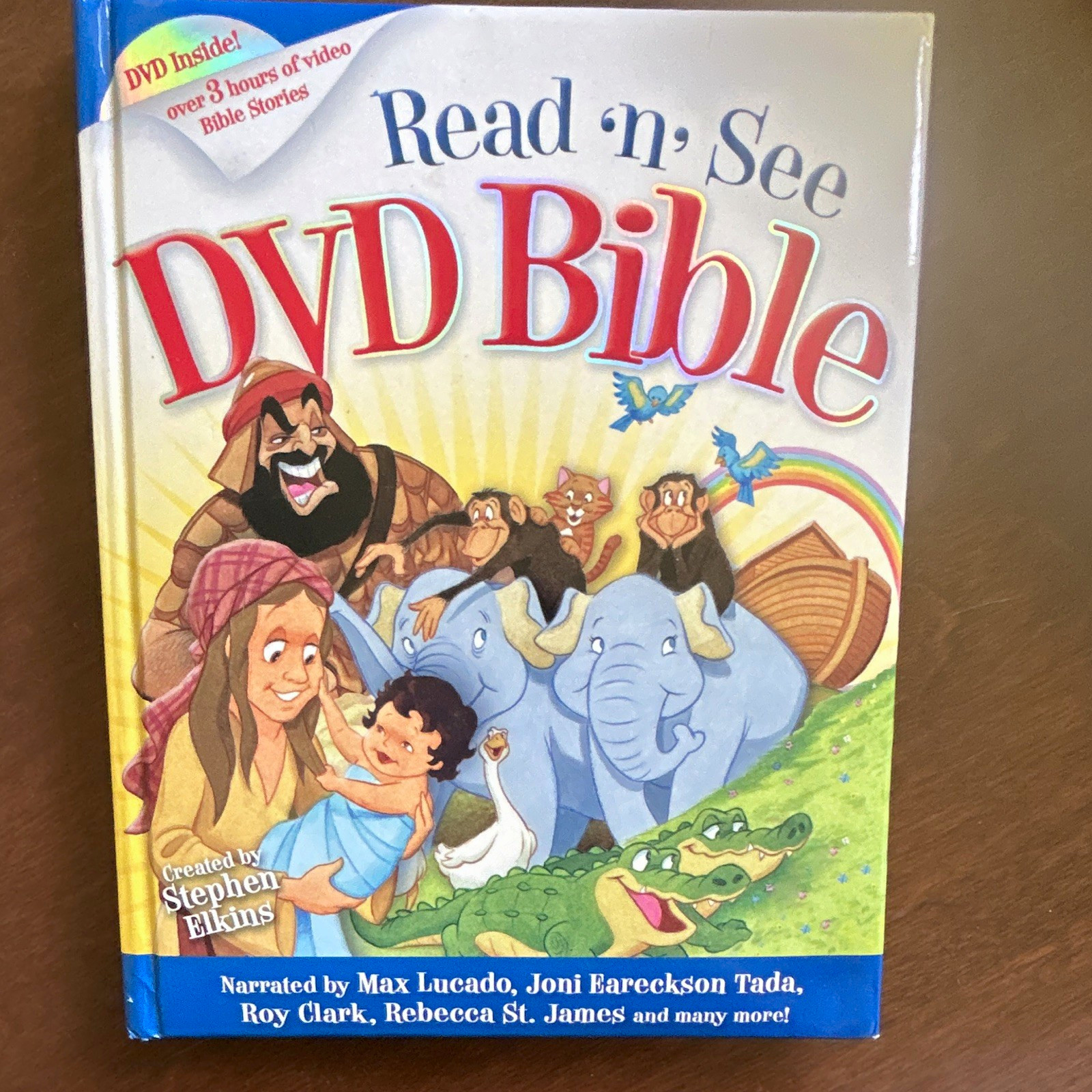 Stephen Elkins Read ‘n’ See DVD Bible Hardcover Picture Book w/ DVD Included
