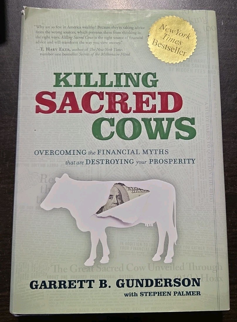 Killing Sacred Cows Garrett Gunderson Signed Stephen Palmer Hardcover