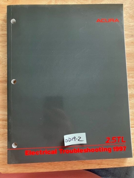 OEM ACURA 1997 2.5 TL ELECTRICAL TROUBLESHOOTING MANUAL SERVICE