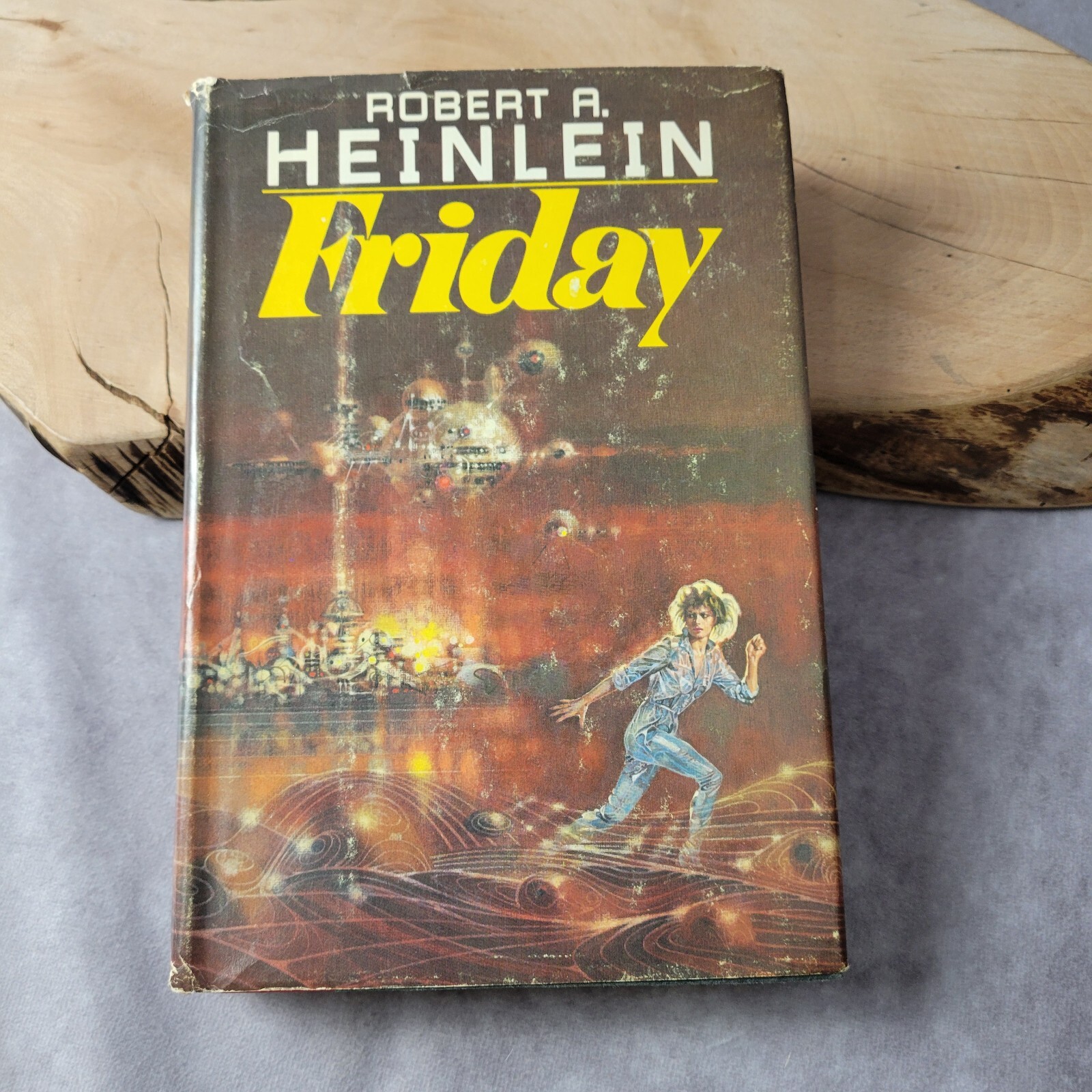 Friday by Robert A. Heinlein 1982 Hardcover With DJ Book Club Edition BCE
