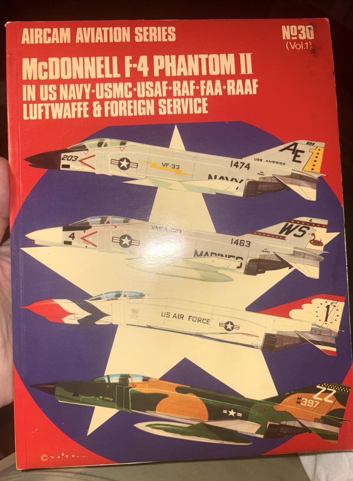 Arco-Aircam Aviation Series No. 30 McDonnell F-4 Phantom II Vol 1 Richard Ward
