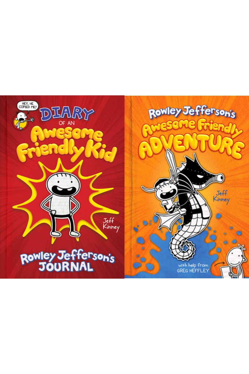 Diary of an Awesome Friendly Kid Series All 2 Books in Hardcover