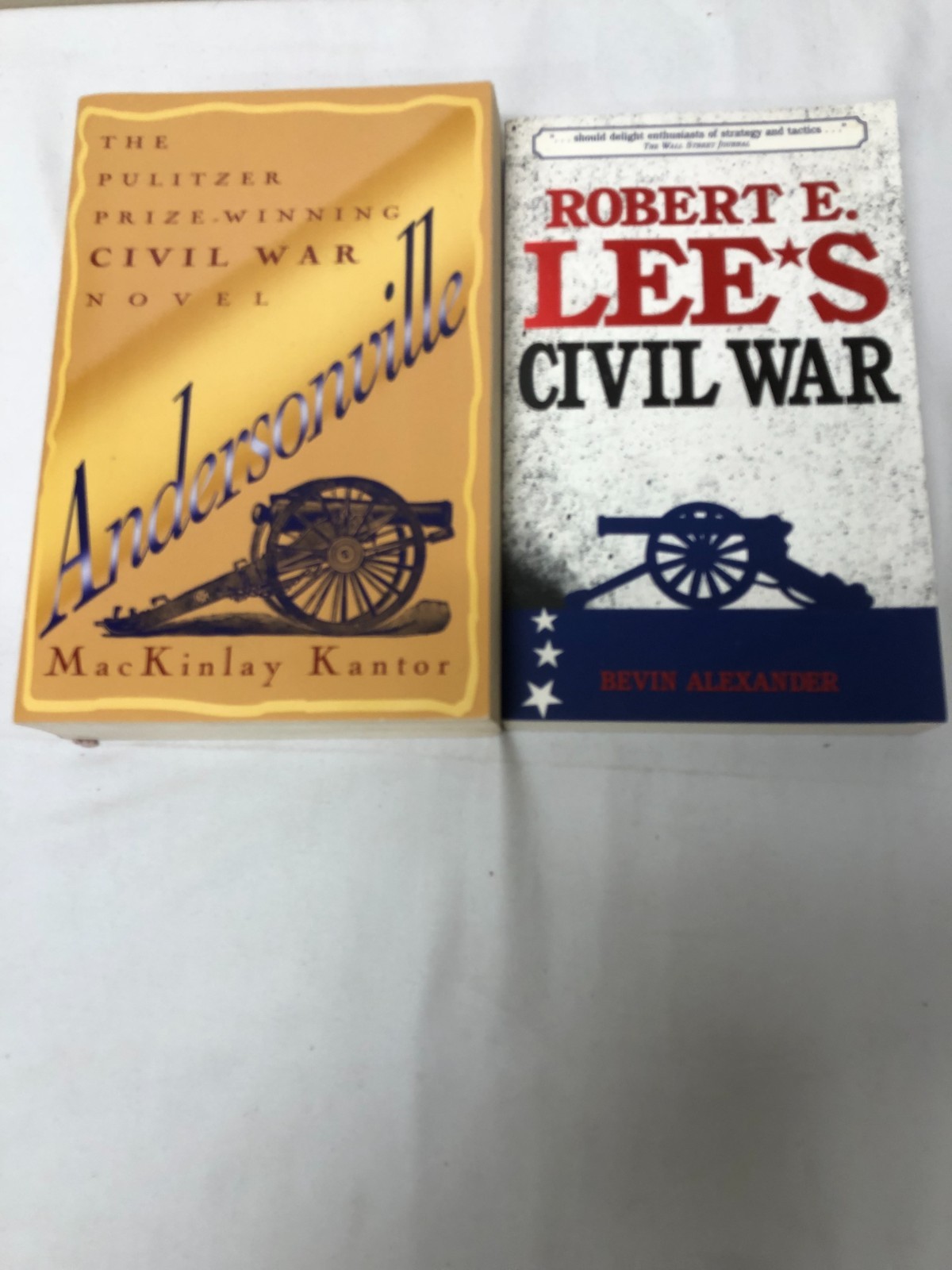 Andersonville By MacKinlay Kantor & Robert E. Lee’s Civil War by Bevin Alexander
