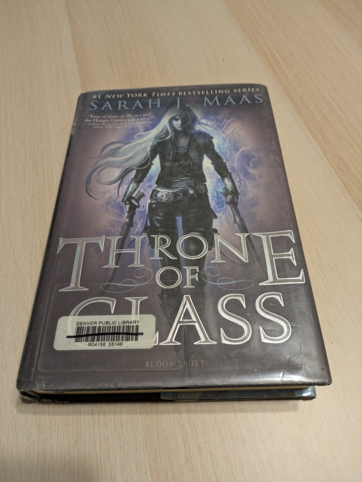 Throne of Glass by Sarah J. Maas (2015, Hardcover) Ex-Library