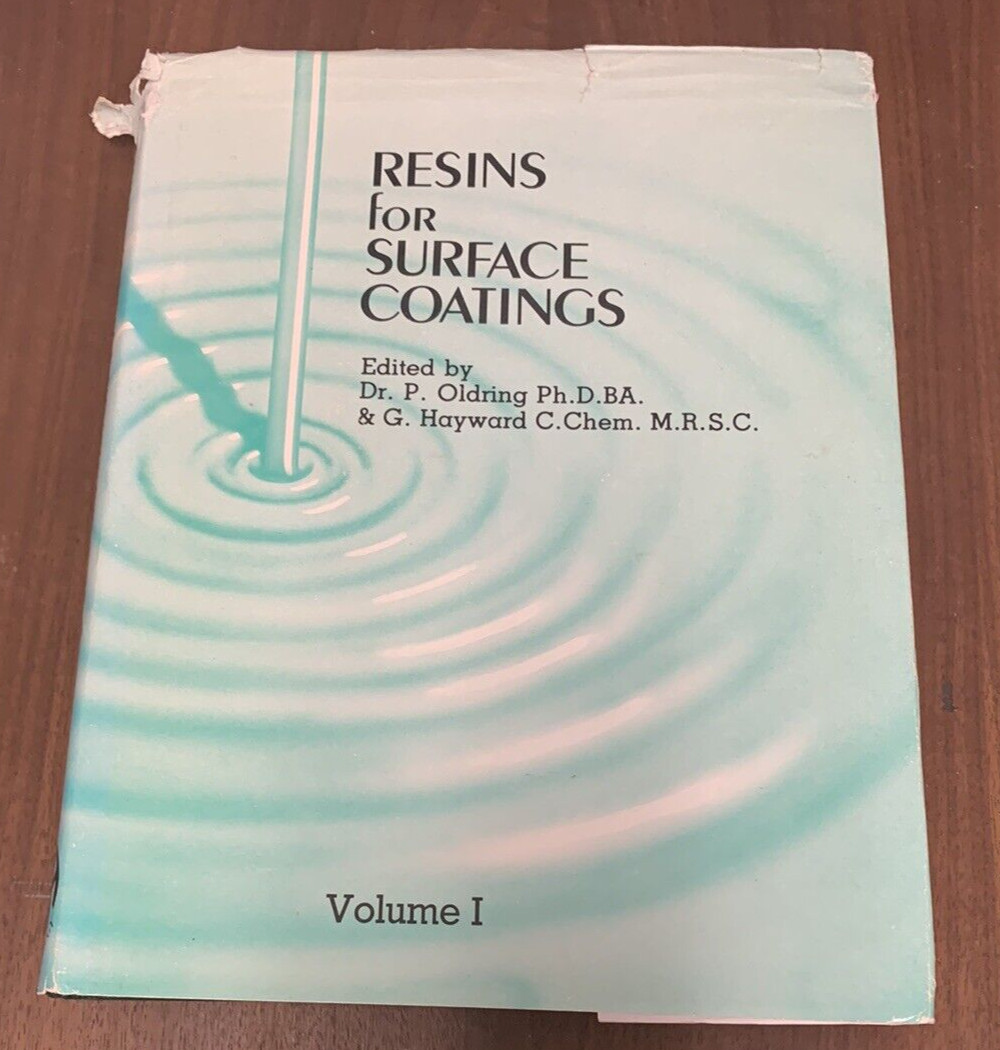 Resins for Surface Coatings Volume 1 2nd Ed PKT Oldring Editor 1987 HC/DJ SITA
