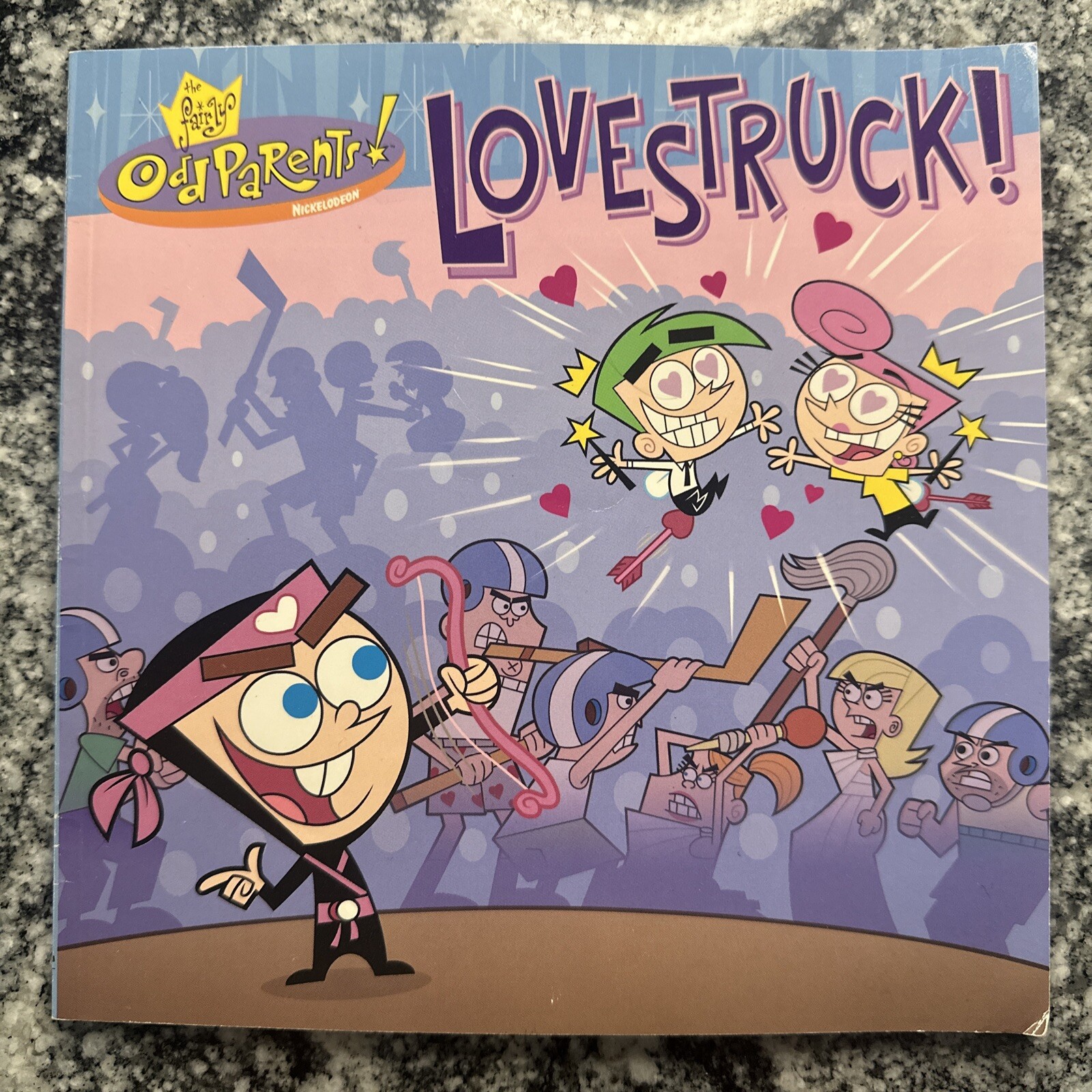 Lovestruck! Fairly Oddparents Paperback Kids Book David Lewman Nickelodeon