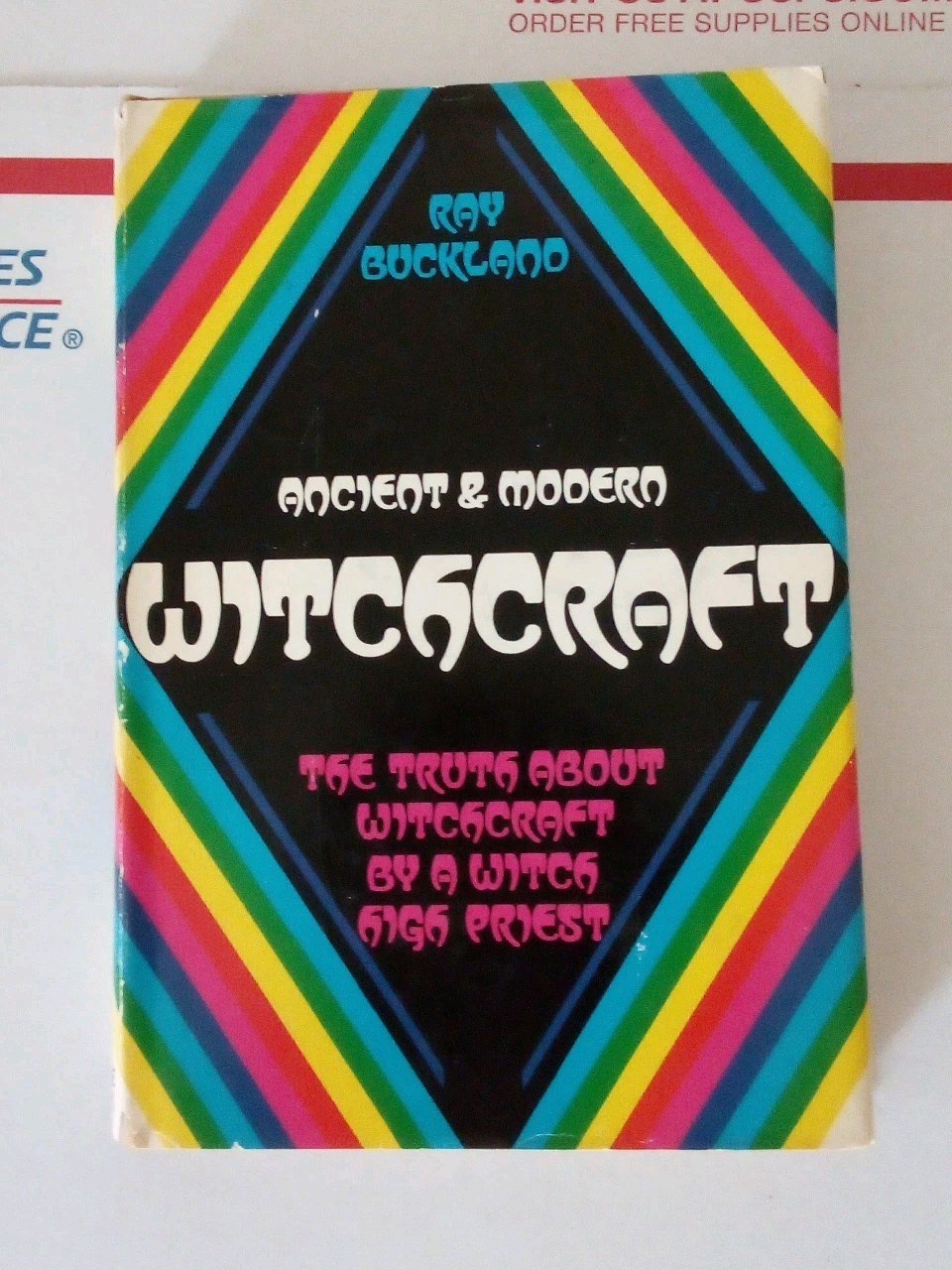 Ancient & Modern Witchcraft Book Hardcover Ray Buckland 1st Edition 1970 HC DJ