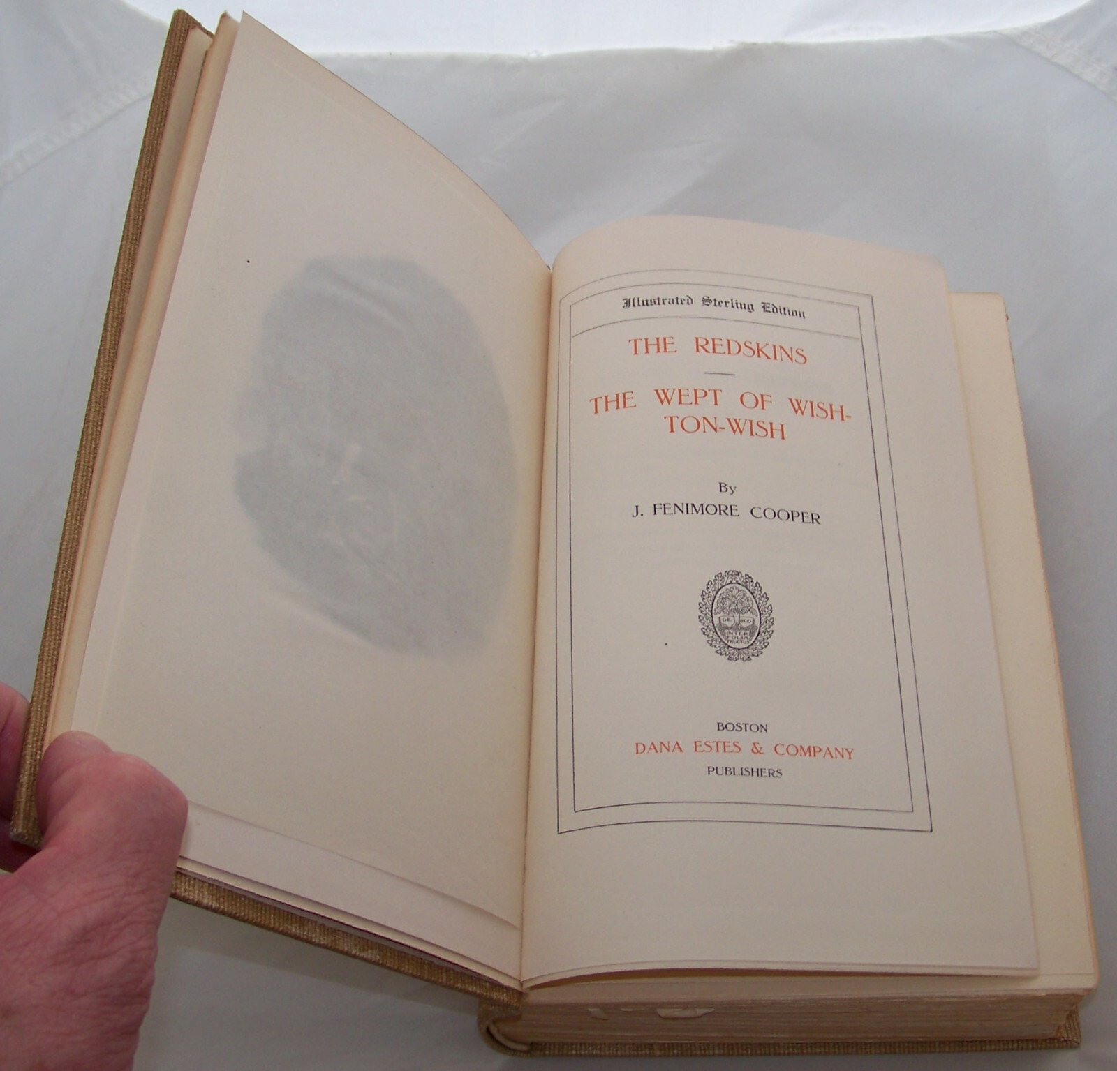 Redskins / Wept of Wish-Ton-Wish ~ J. Fenimore Cooper HC 190?