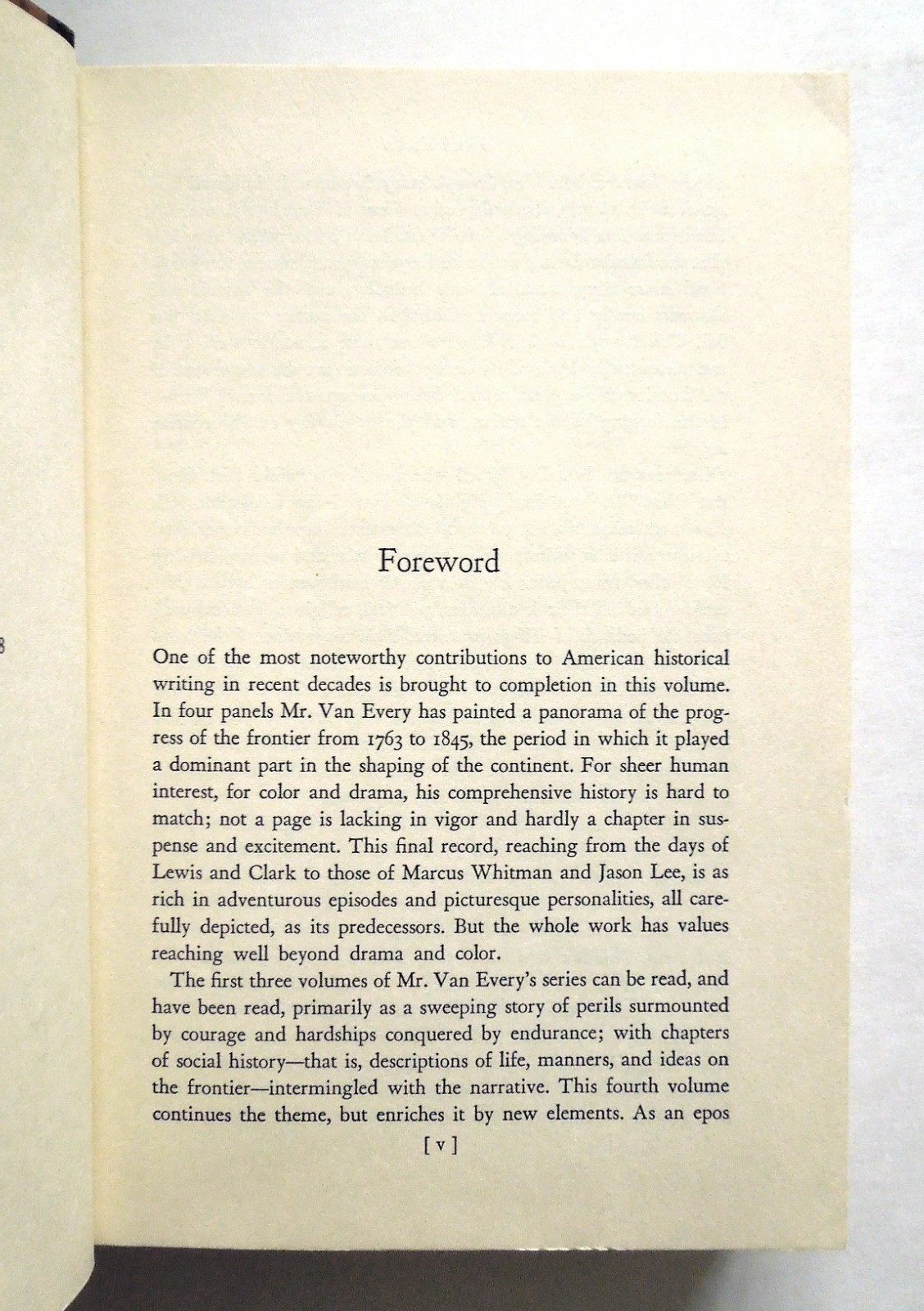 The Final Challenge – Dale Van Every, 1964 hc w/dj, William Morrow and Company