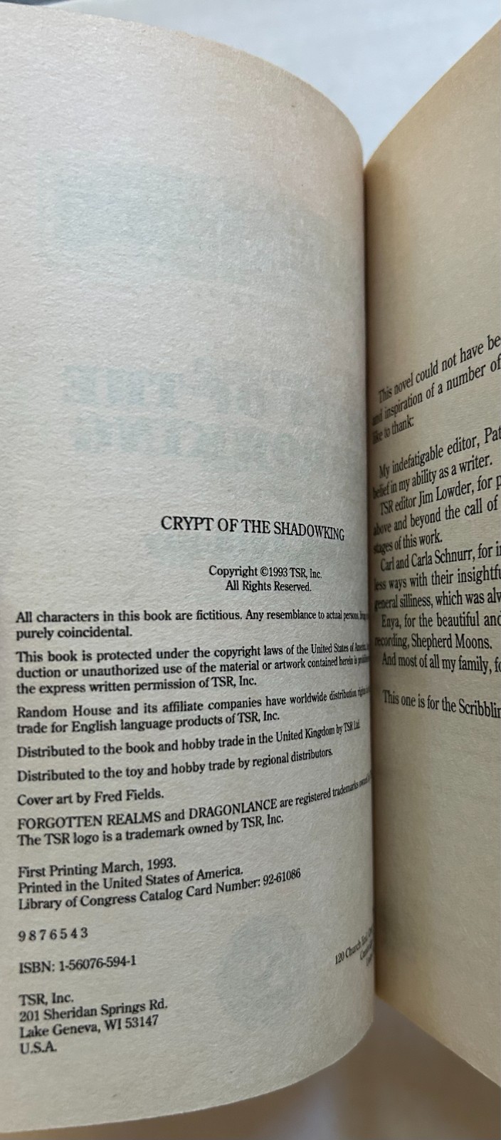 12 The Harpers, (1-2, 4-9, 11-14), Forgotten Realms – 7 books are first prints