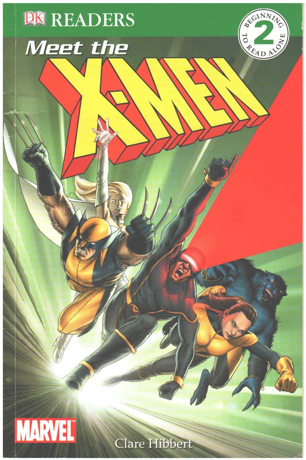 Marvel Meet The X-Men Clare Hibbert DK Readers Beginning To Read Alone Level 2