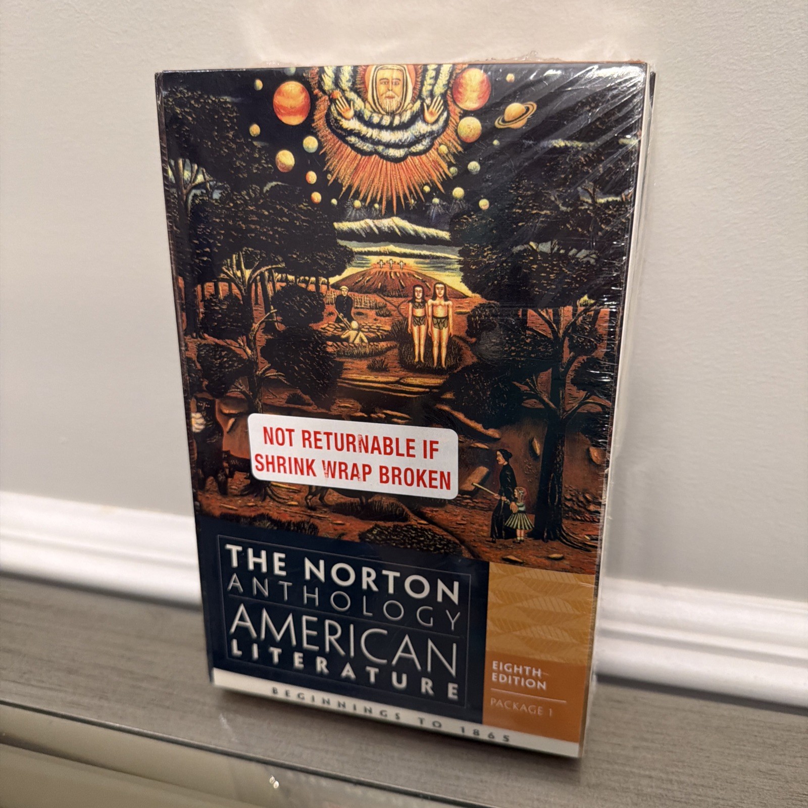 The Norton Anthology of American Literature, 8th Ed Vol. A & B -Paperback SEALED