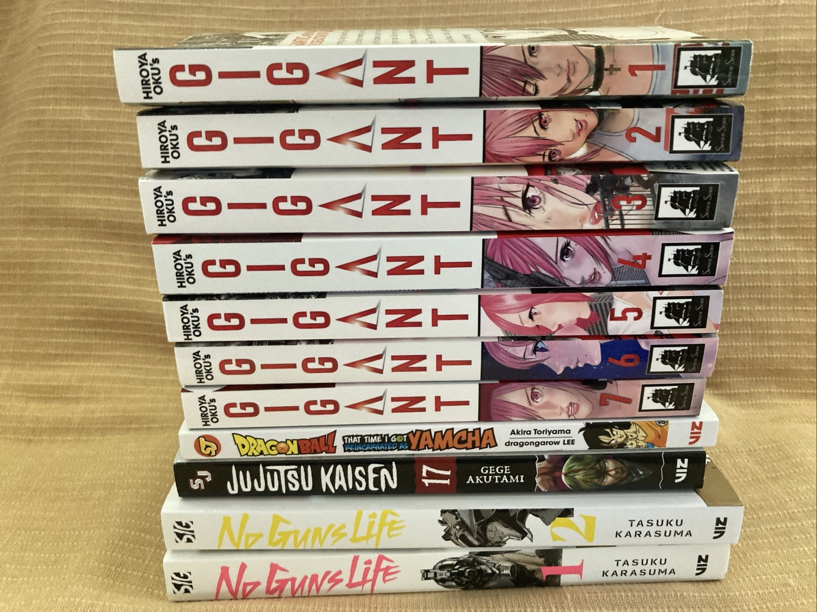 Hiroya Oku’s GIGANT Vol 1-7 English Manga PLUS 4 More Assorted Viz English Manga