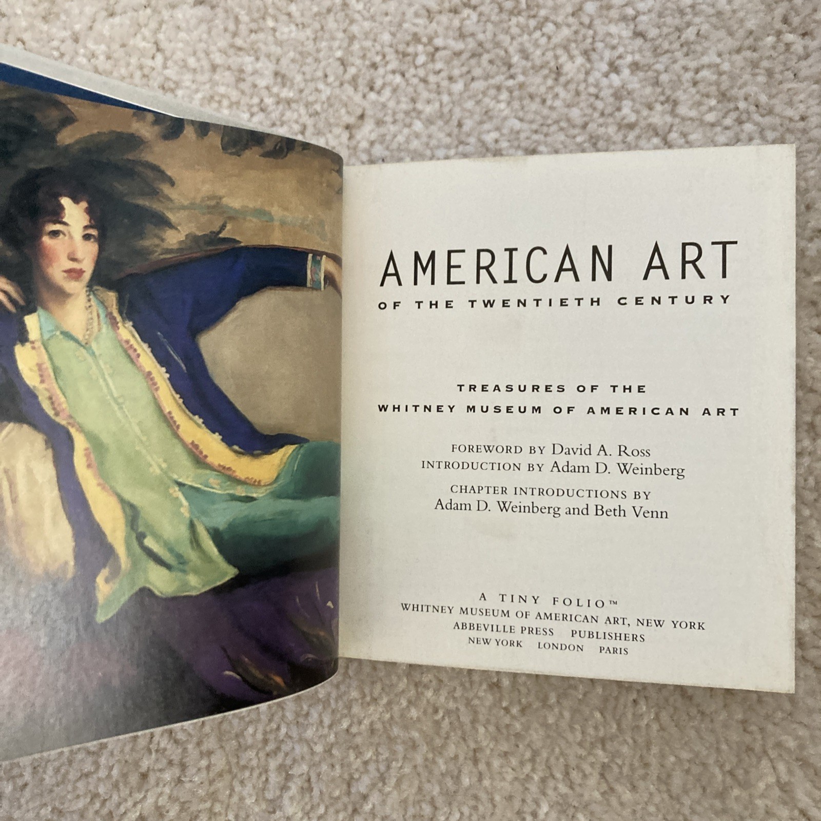Set Of 2 Tiny Folio Books American Art and Japanese Prints