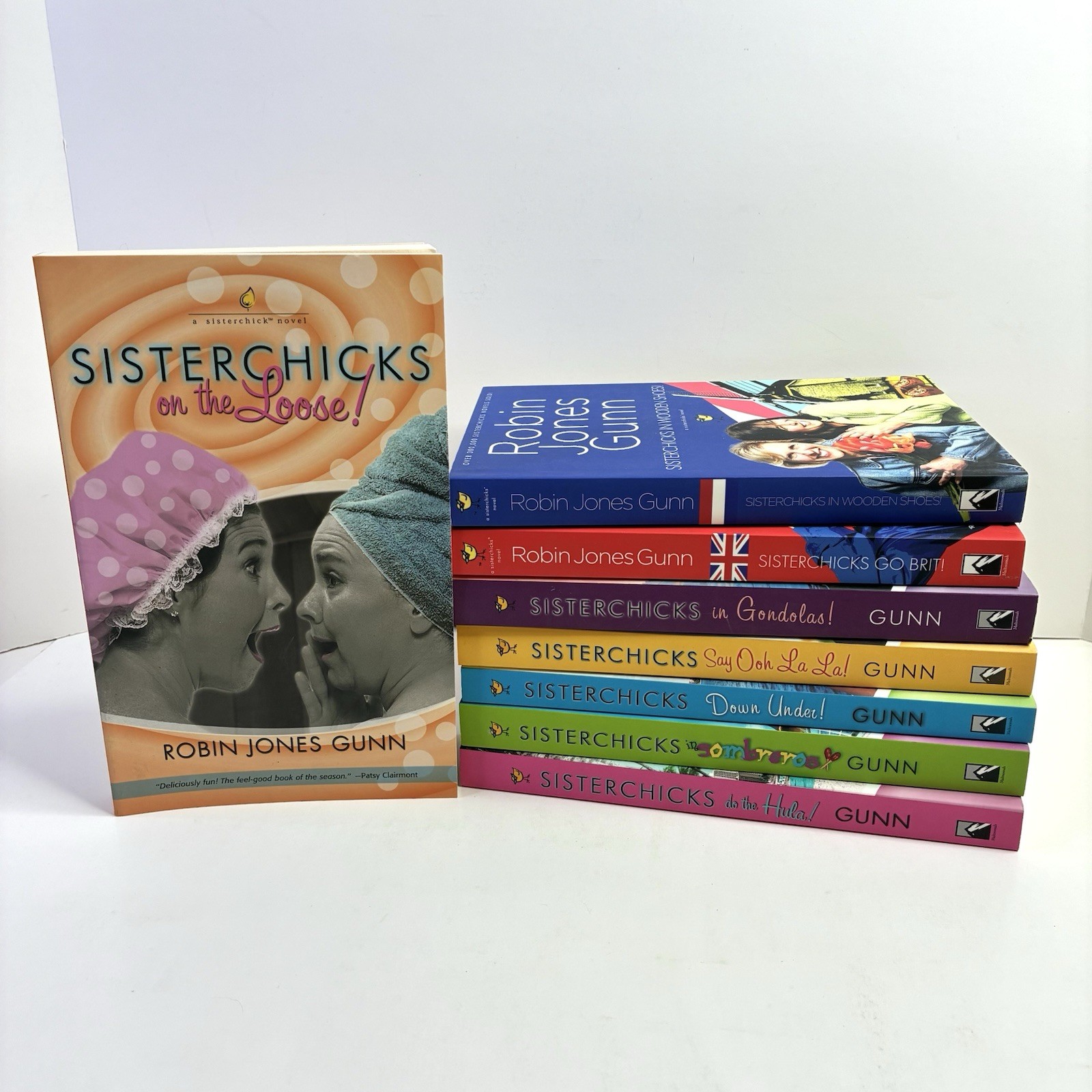 Robin Jones Gunn Lot of 8 SisterChicks Complete Series PB Books Comedy Christian