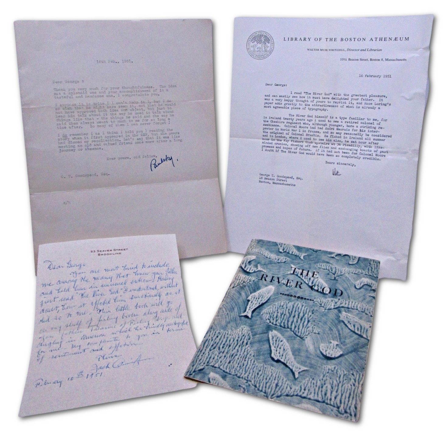 The River of God (PRIVATE, LIMITED PRINTING WITH 3 SIGNED LETTERS)