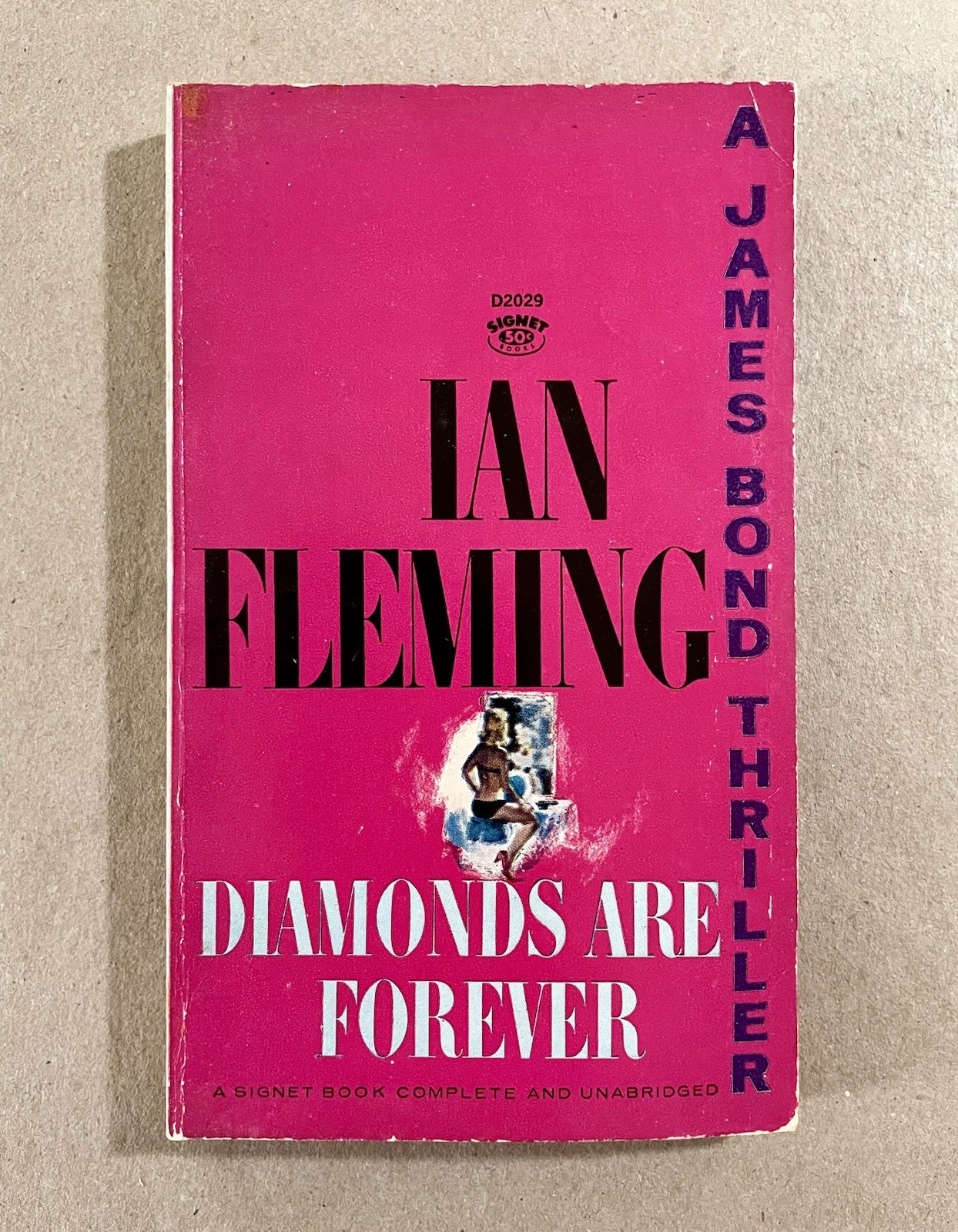 Diamonds Are Forever, Ian Fleming, 15TH PRINTING (1964, PB) James Bond Series