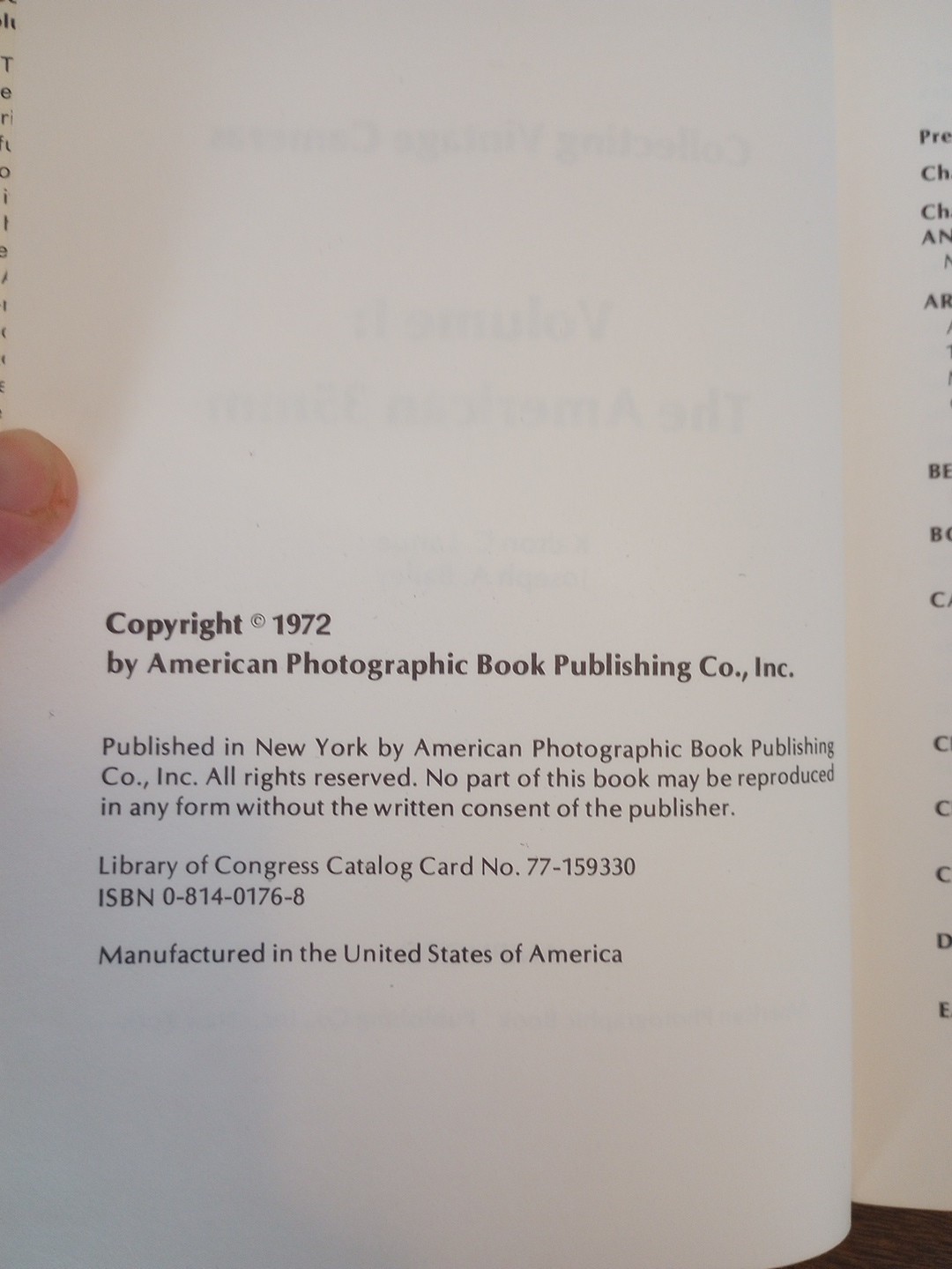 Collecting Vintage Cameras. Volume 1. The American 35mm