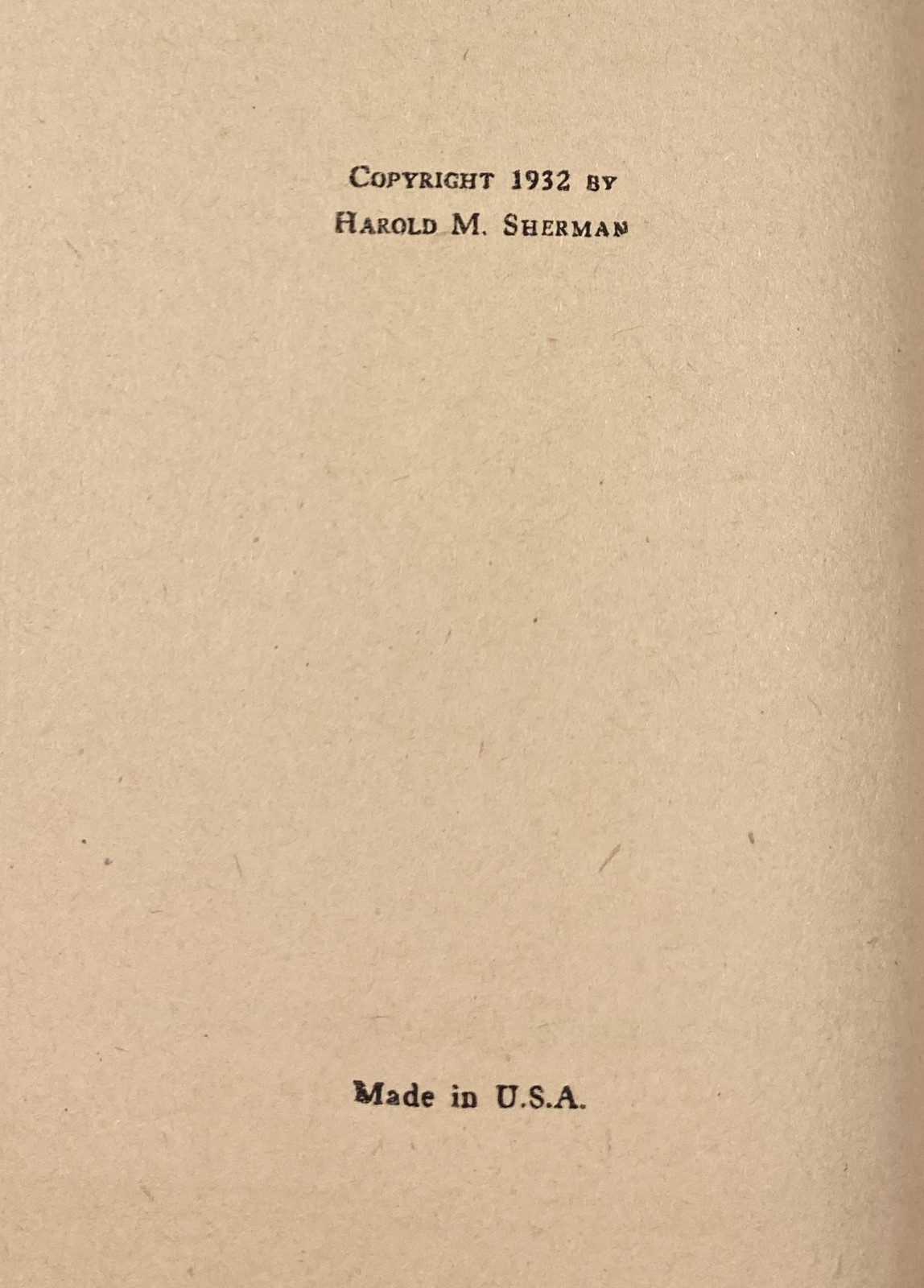 DOWN THE ICE. Vintage First Edition 1932 HC/DJ. Harold M. Sherman.