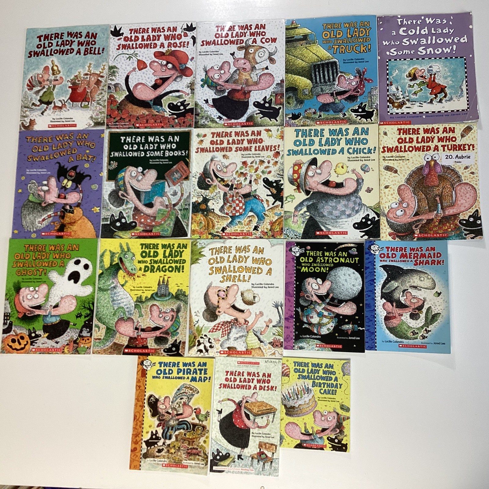 Lucille Colandro Old Lady Preschool Kindergarten 1st Grade Picture 18 Book Lot