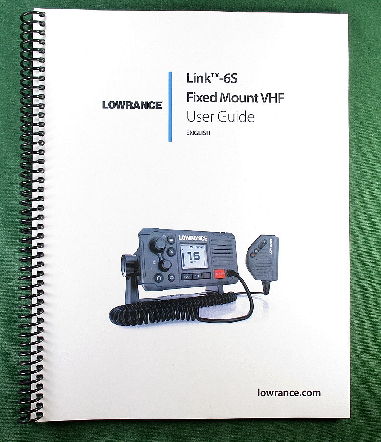 Lowrance Link-06S Instruction Manual: Full Color 60 Pages & Protective Covers