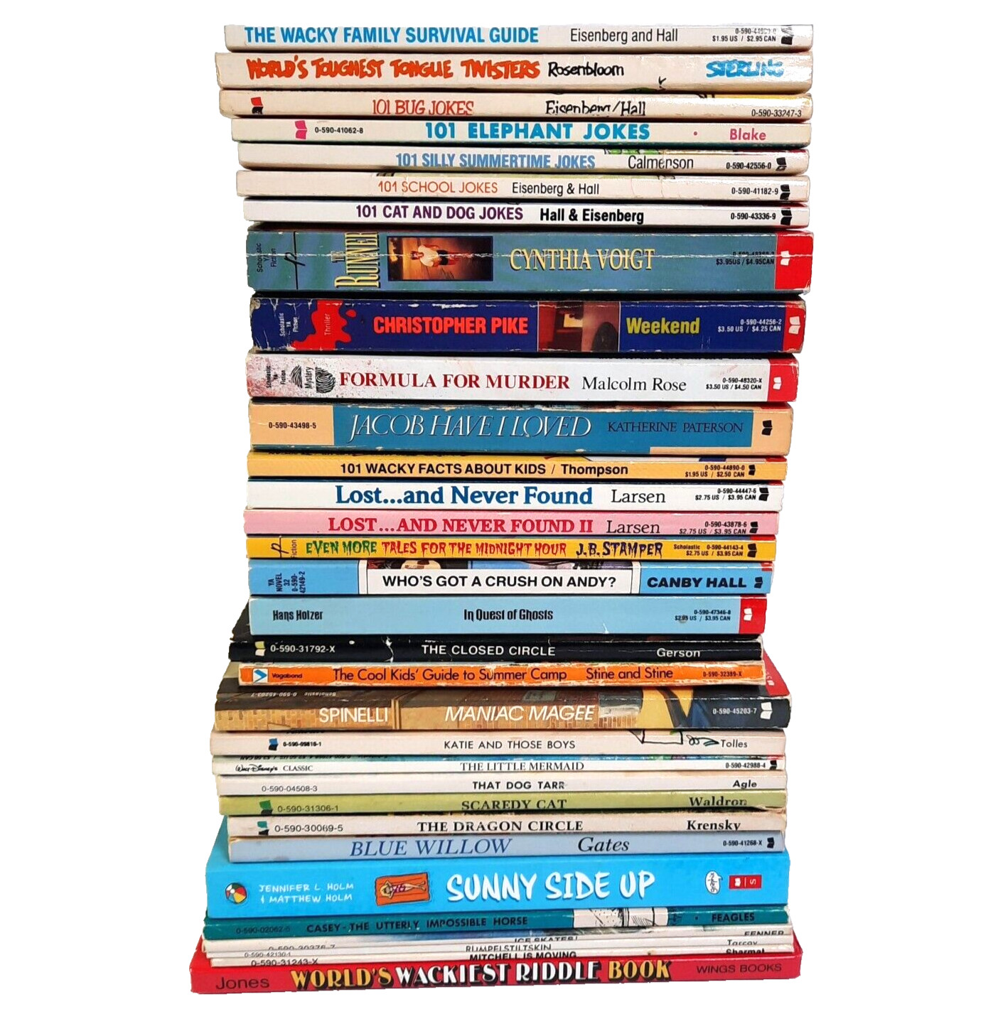 Vtg Scholastic Lot of 30 Paperbacks + 1 HC Homeschool Classroom Grandparents