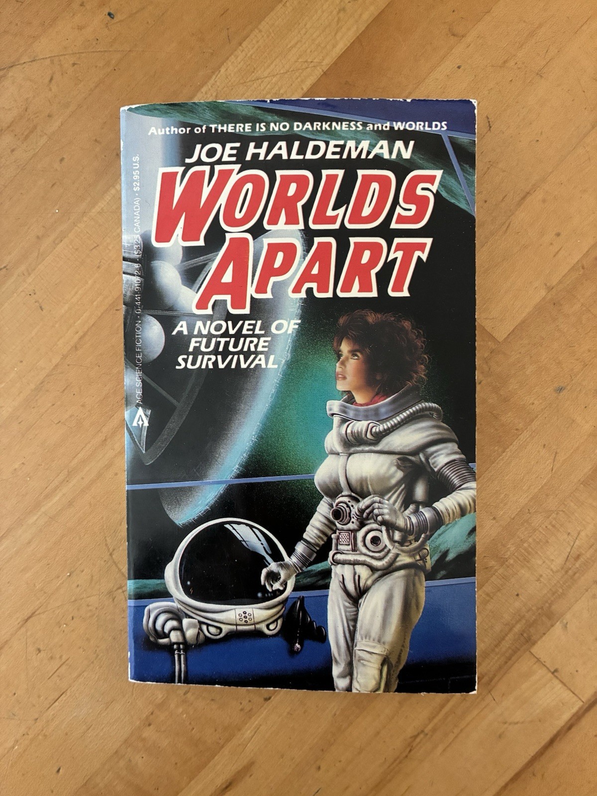 Worlds Apart: A Novel of Future Survival by Joe Haldeman 1984 Ace Sci-Fi Books